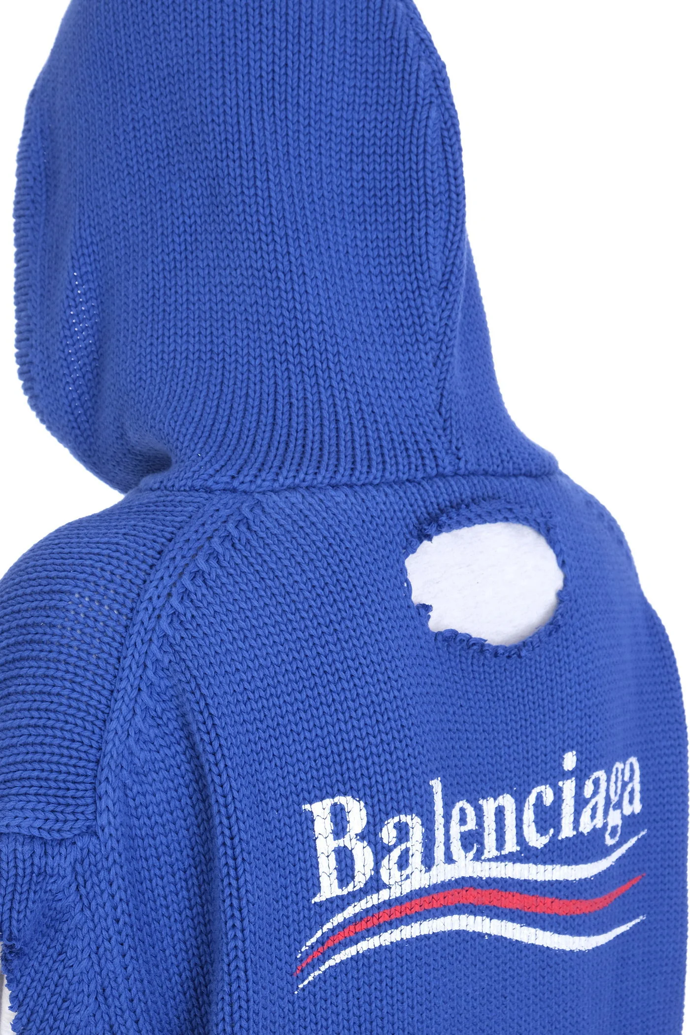 Knitwear in blue cotton - Image 5