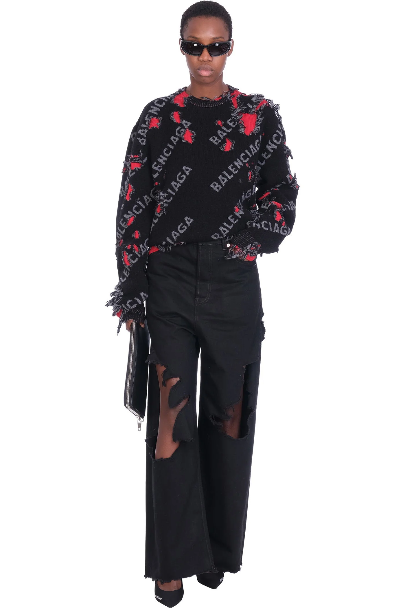 Knitwear in grey wool - Image 2