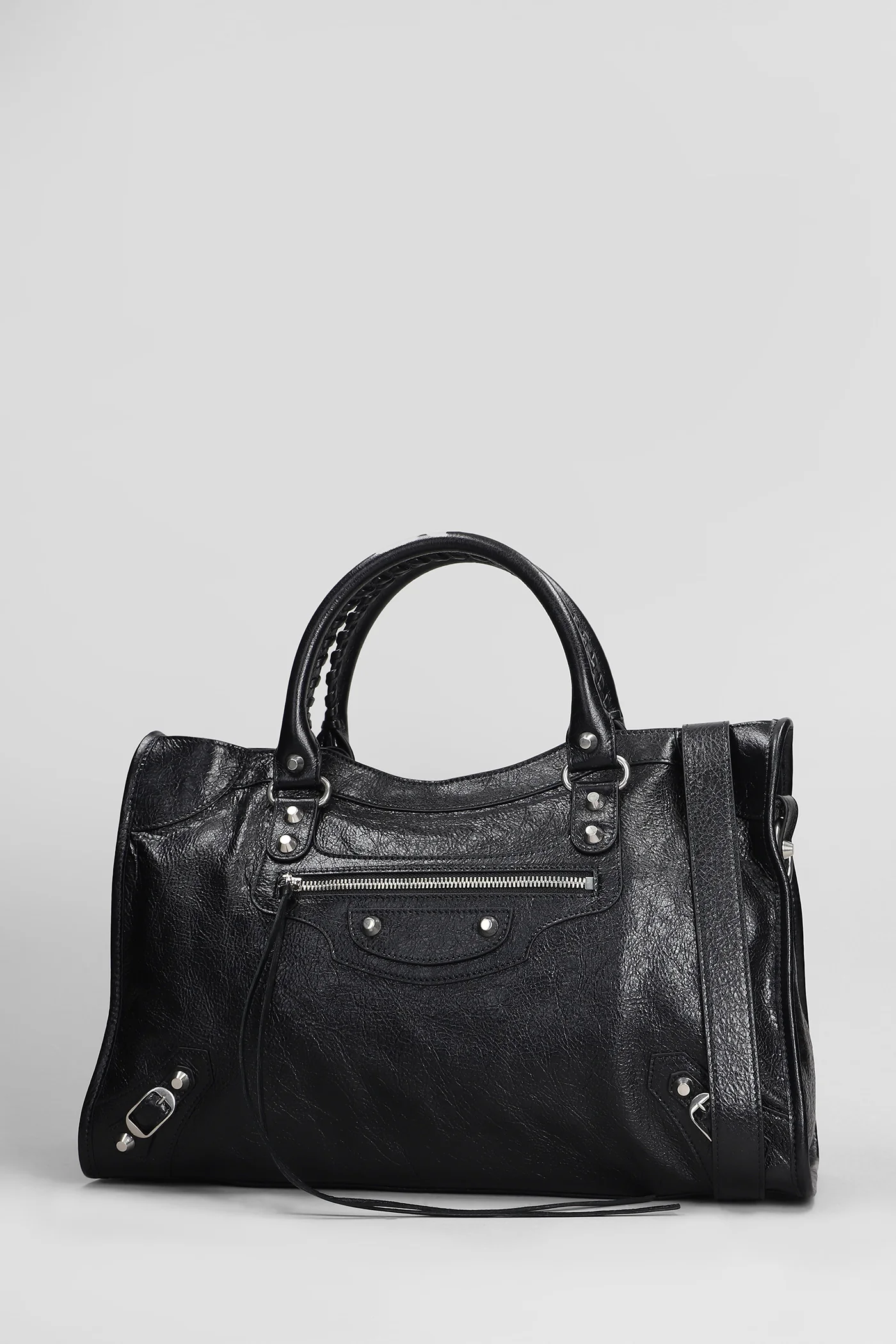 Le city tote m Tote in black leather - Image 2