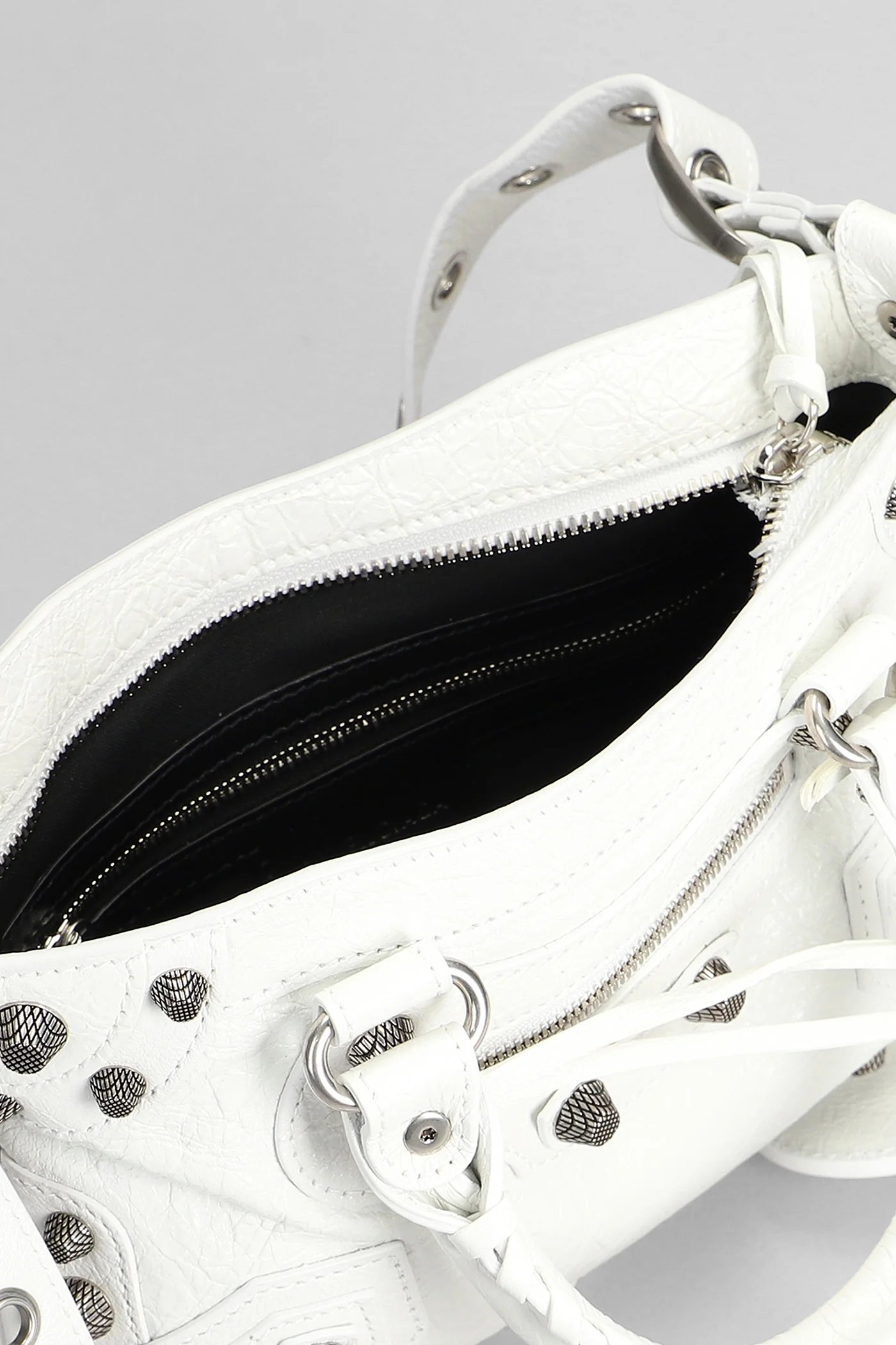 Neo cagole tote s Hand bag in white leather - Image 5