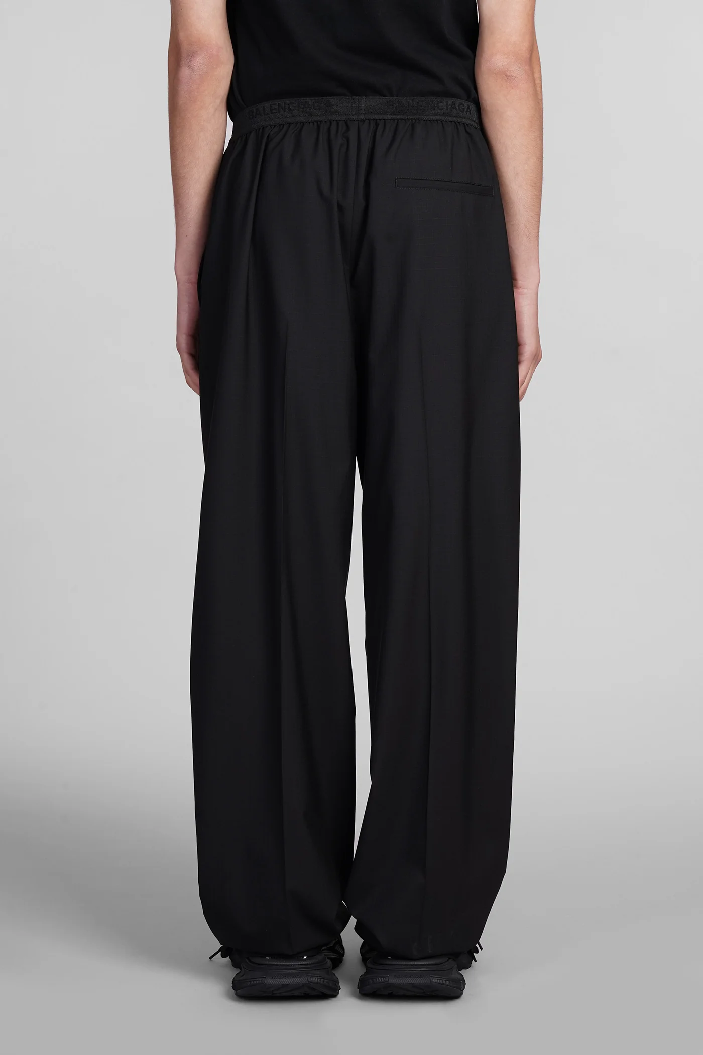 Pants in black wool - Image 3