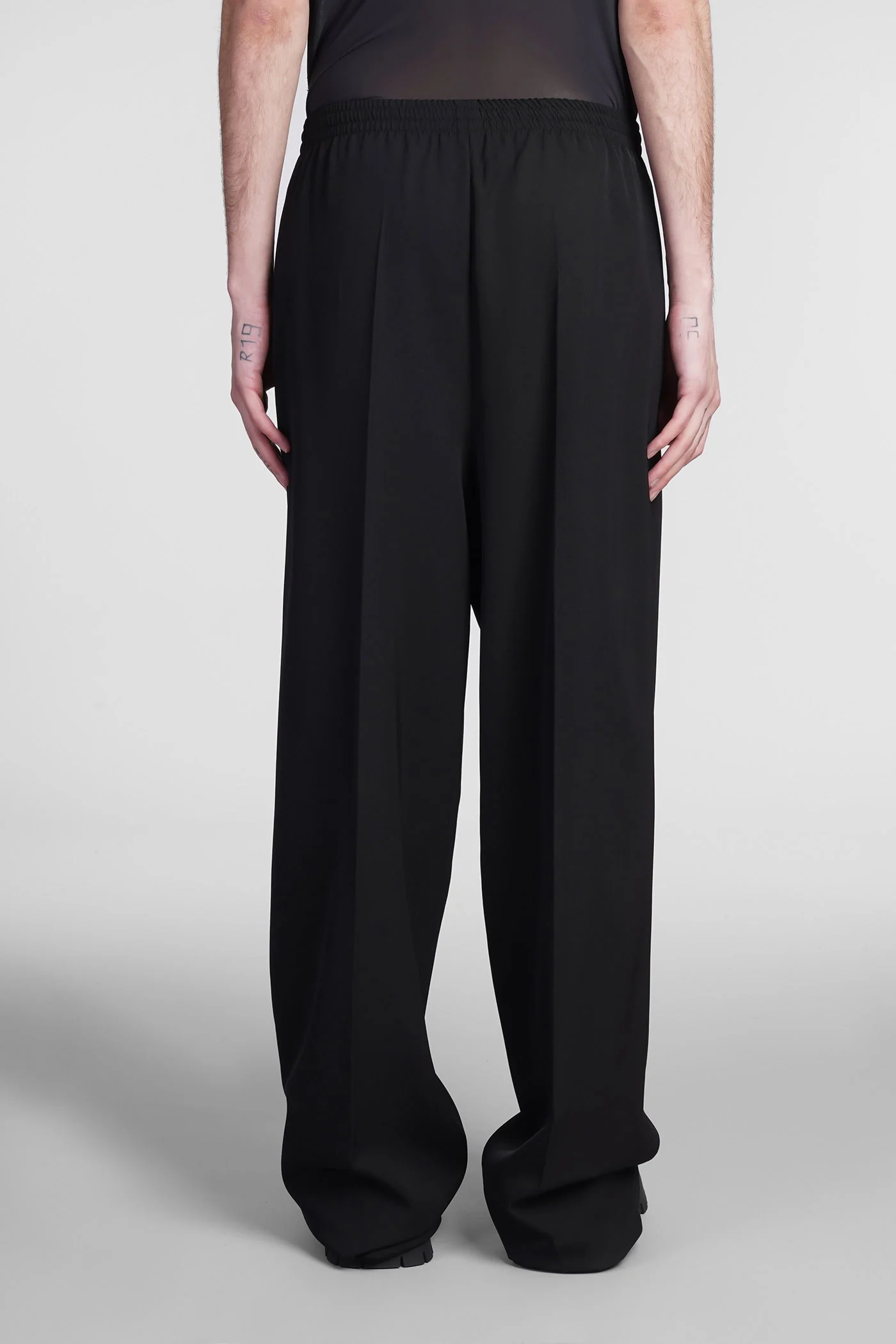 Pants in black wool - Image 3