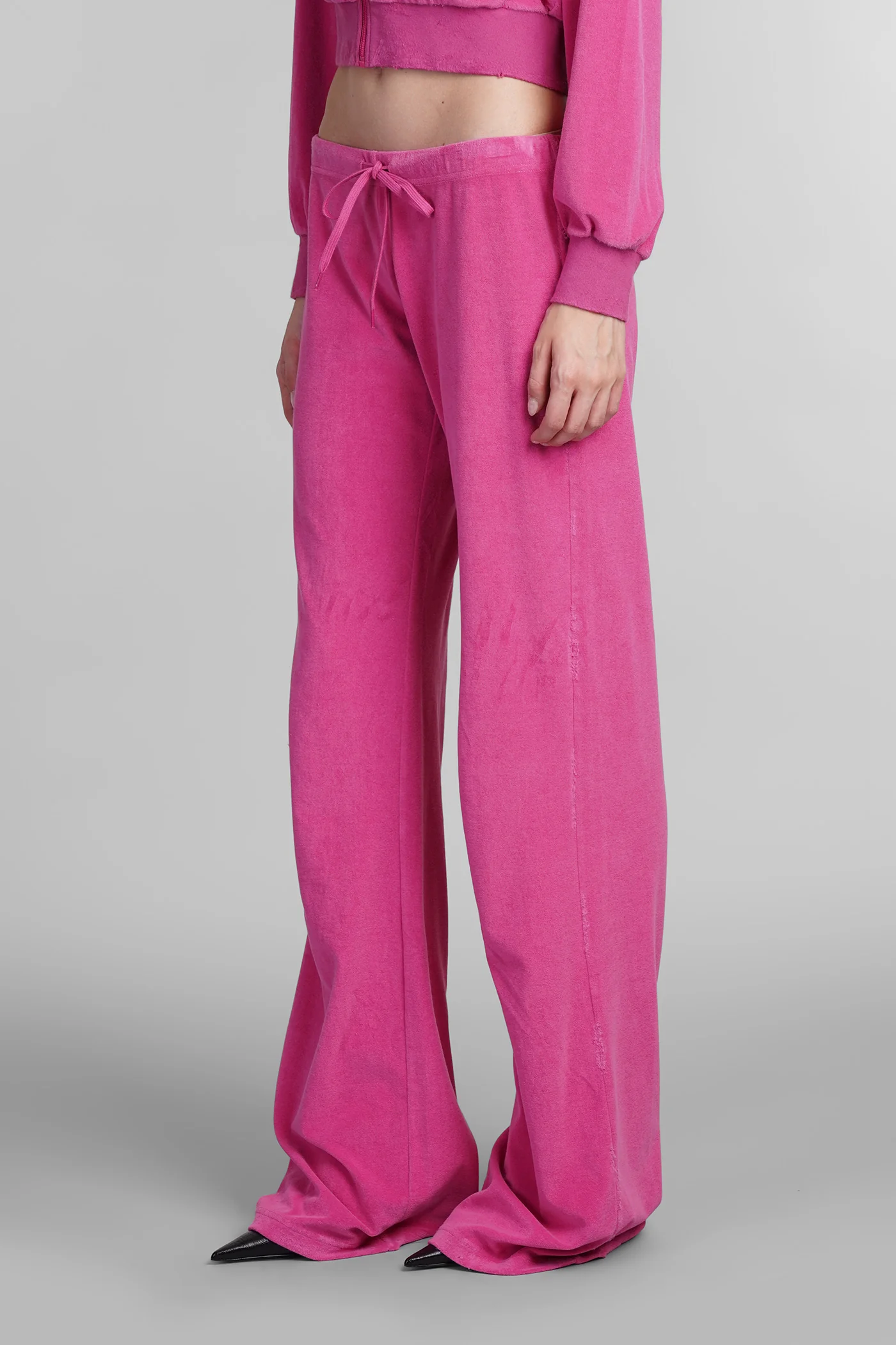 Pants in fuxia cotton - Image 4