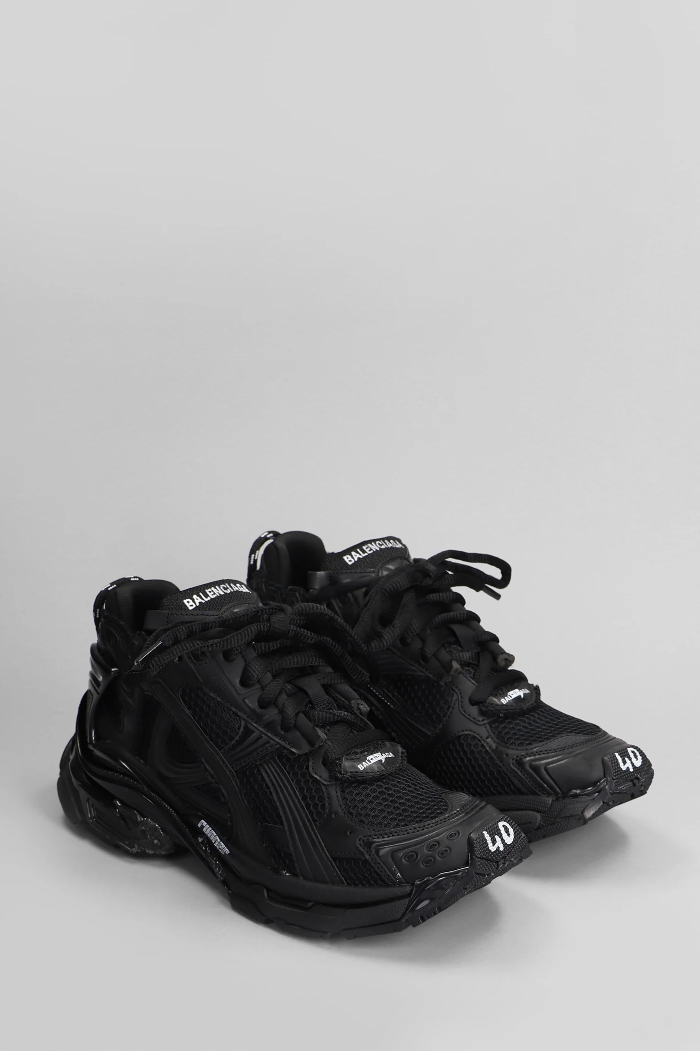 Runner Sneakers in black Polyuretan - Image 2