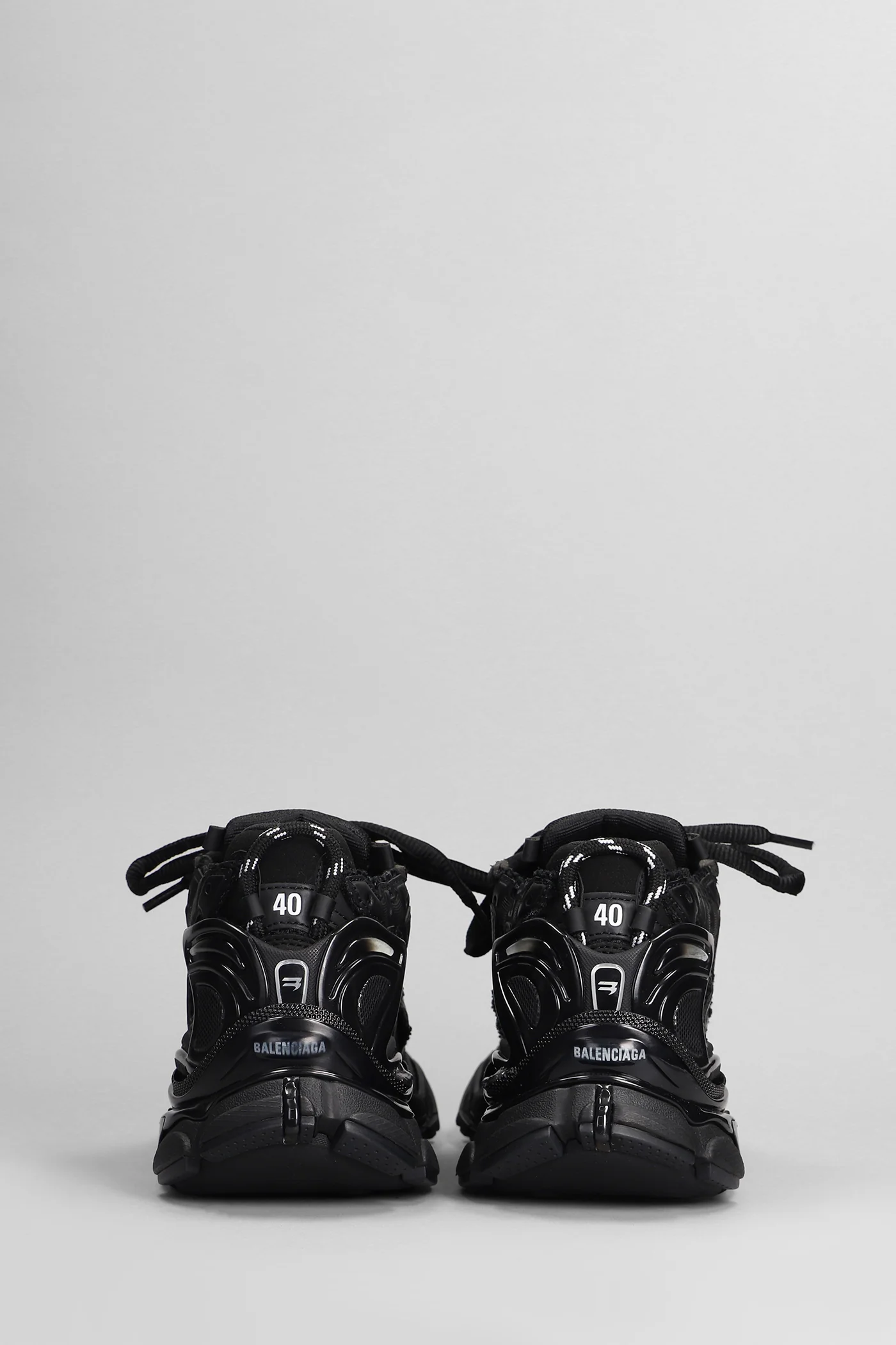 Runner Sneakers in black Polyuretan - Image 4