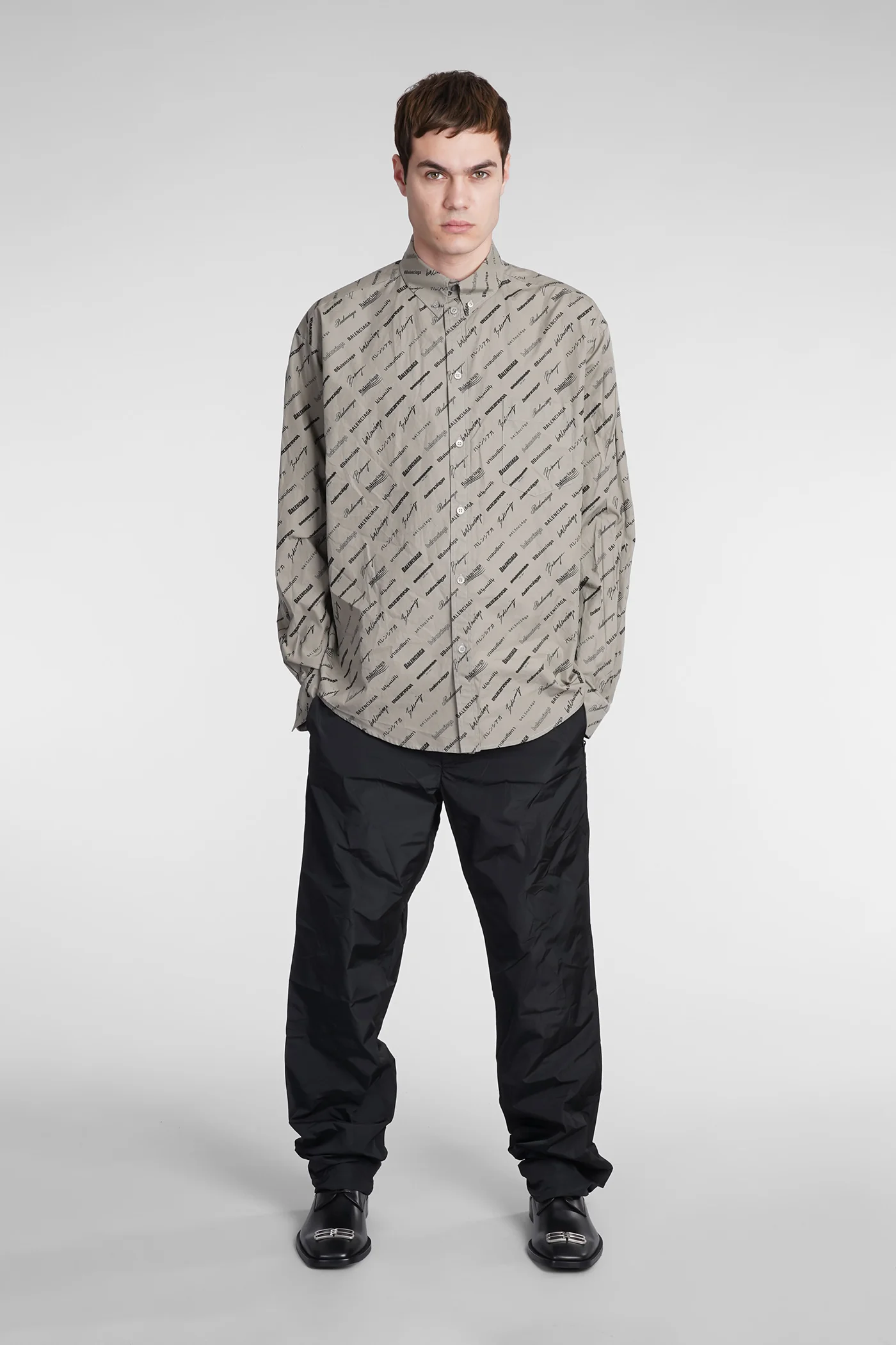Shirt in green cotton - Image 2