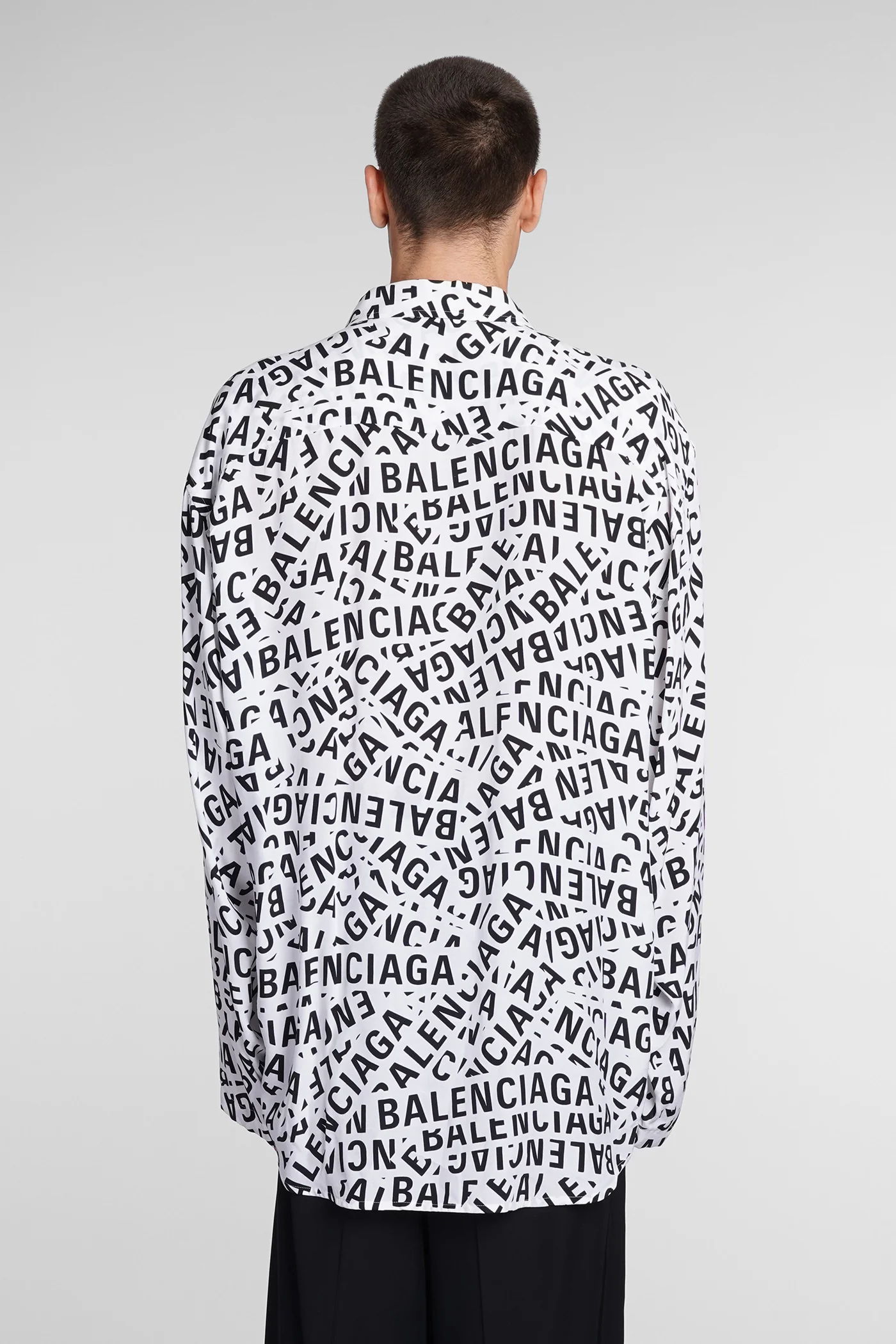 Shirt in white polyamide polyester - Image 3