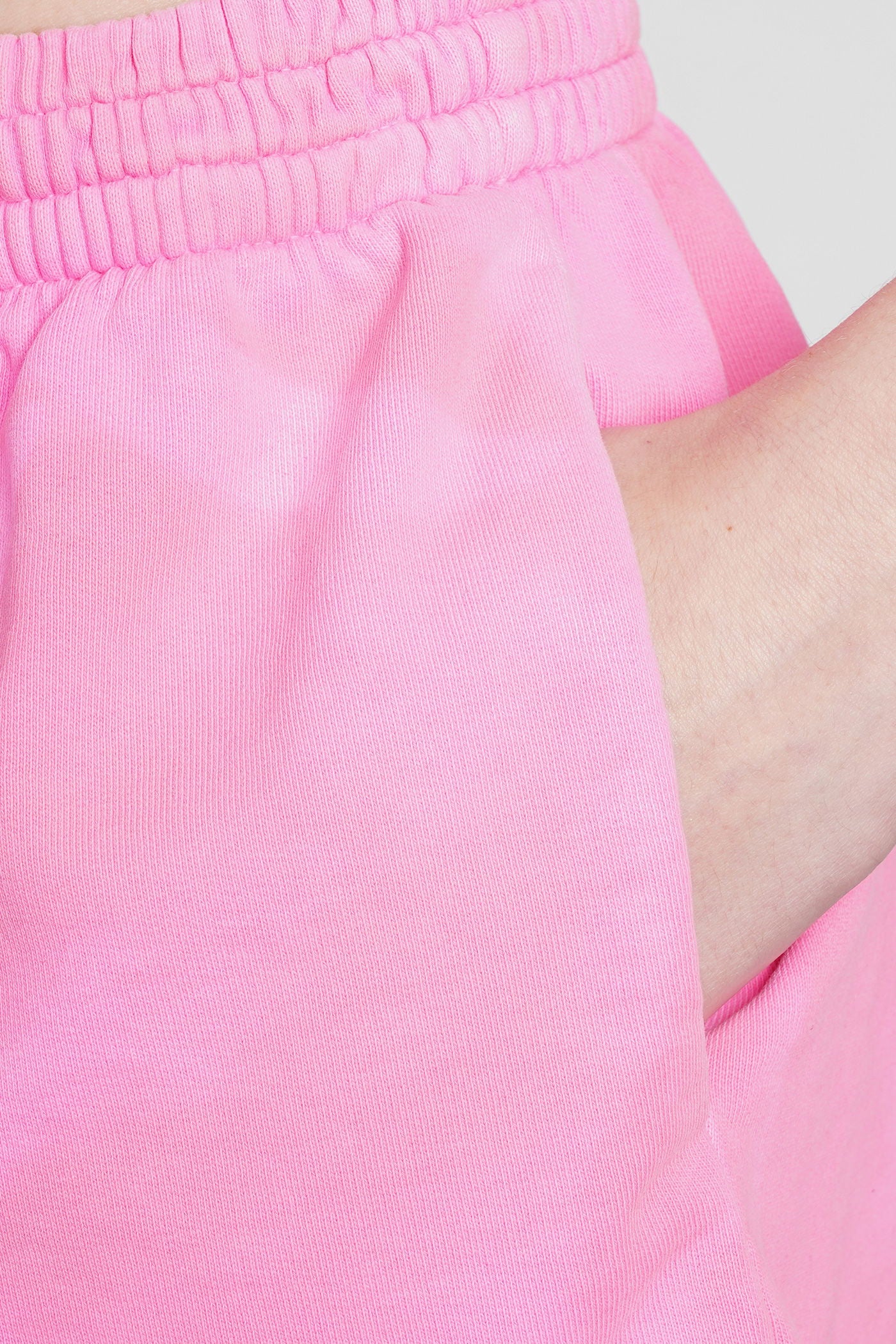 Shorts in rose-pink cotton - Image 5