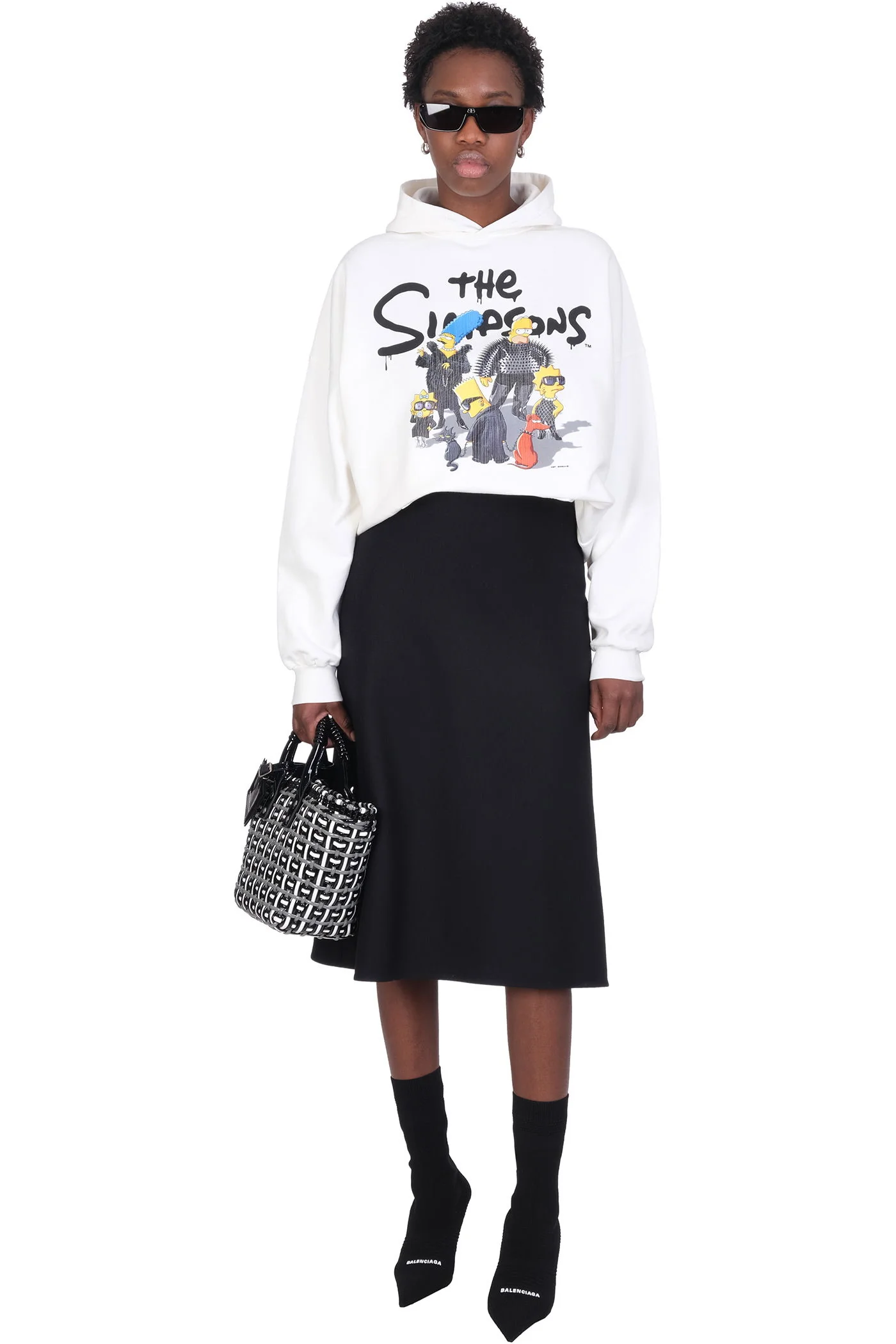 Skirt in black wool - Image 2