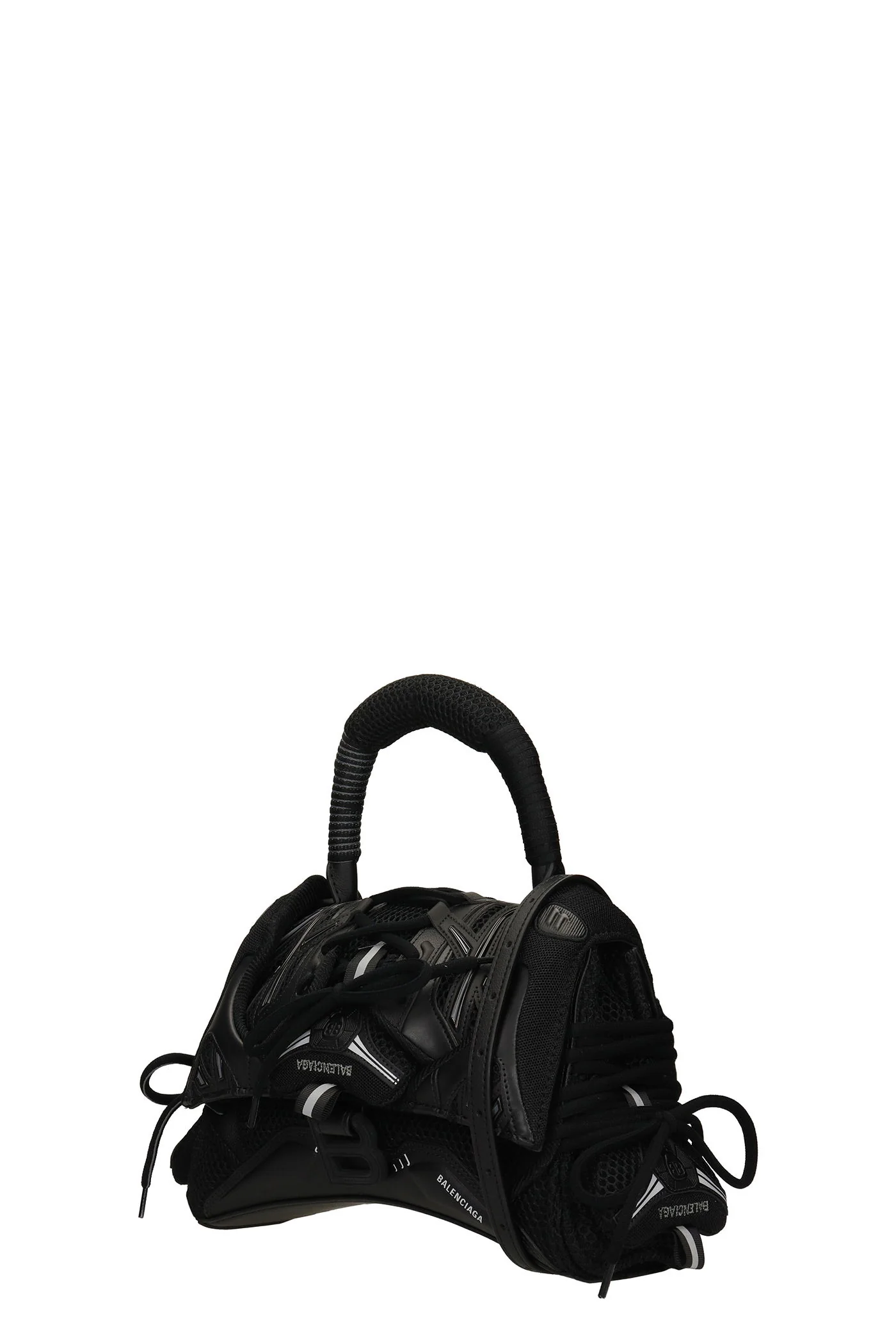 Sneakerhead Hand bag in black faux leather - Image 2