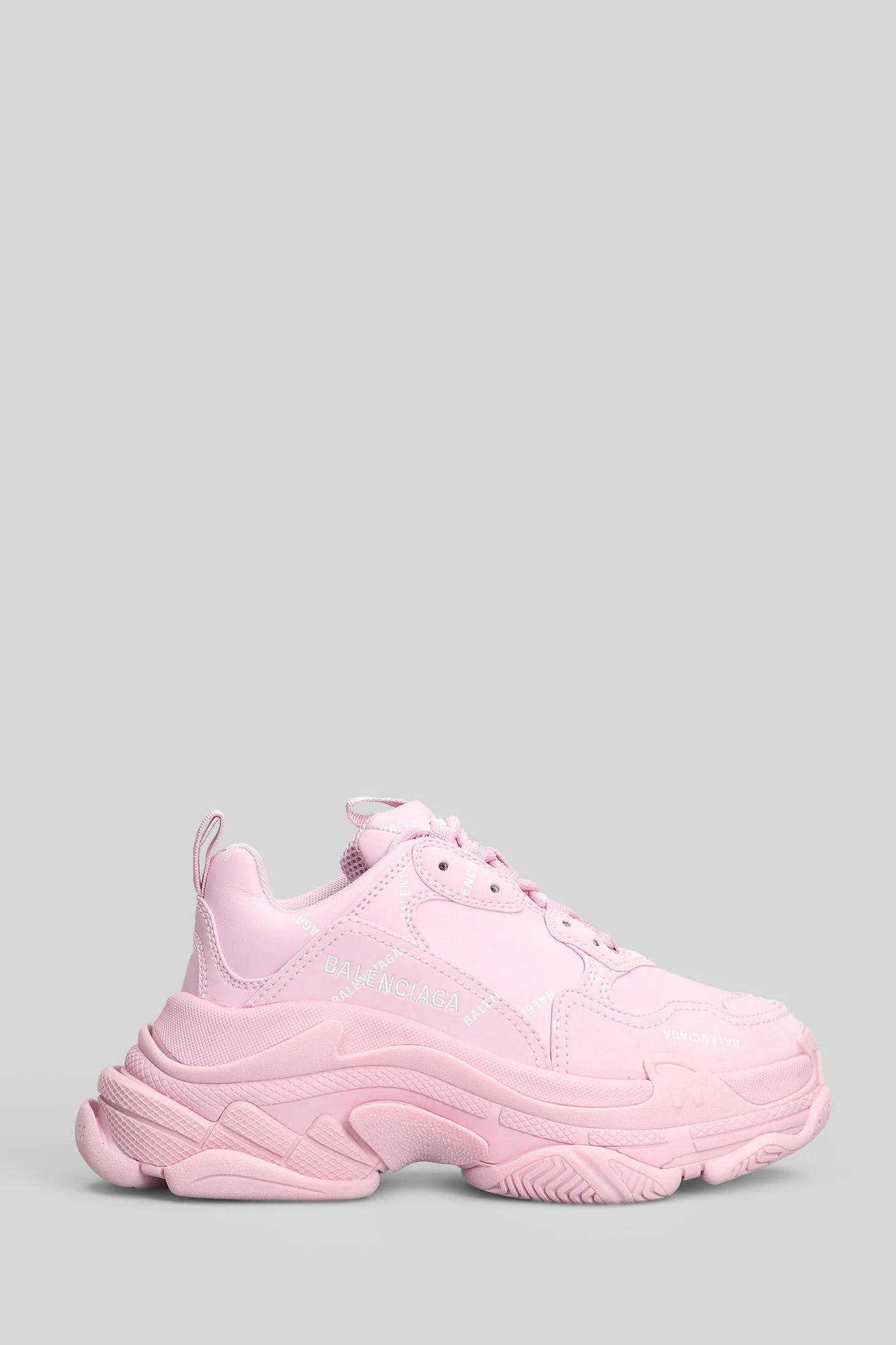 Sneakers in rose-pink Polyuretan