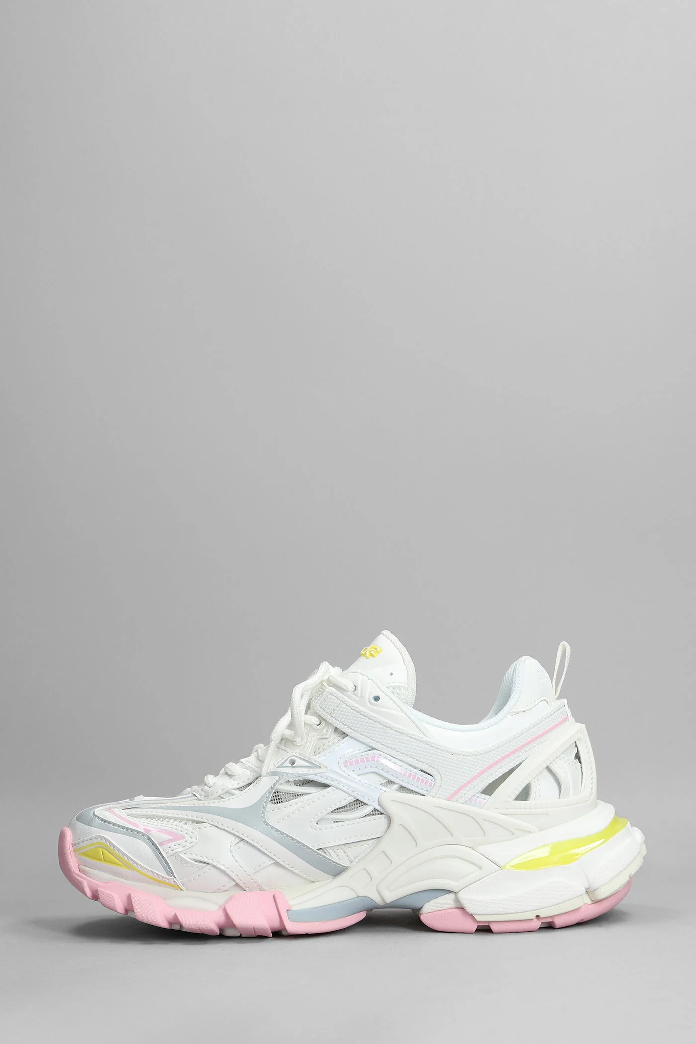Sneakers in yellow synthetic fibers - Image 3