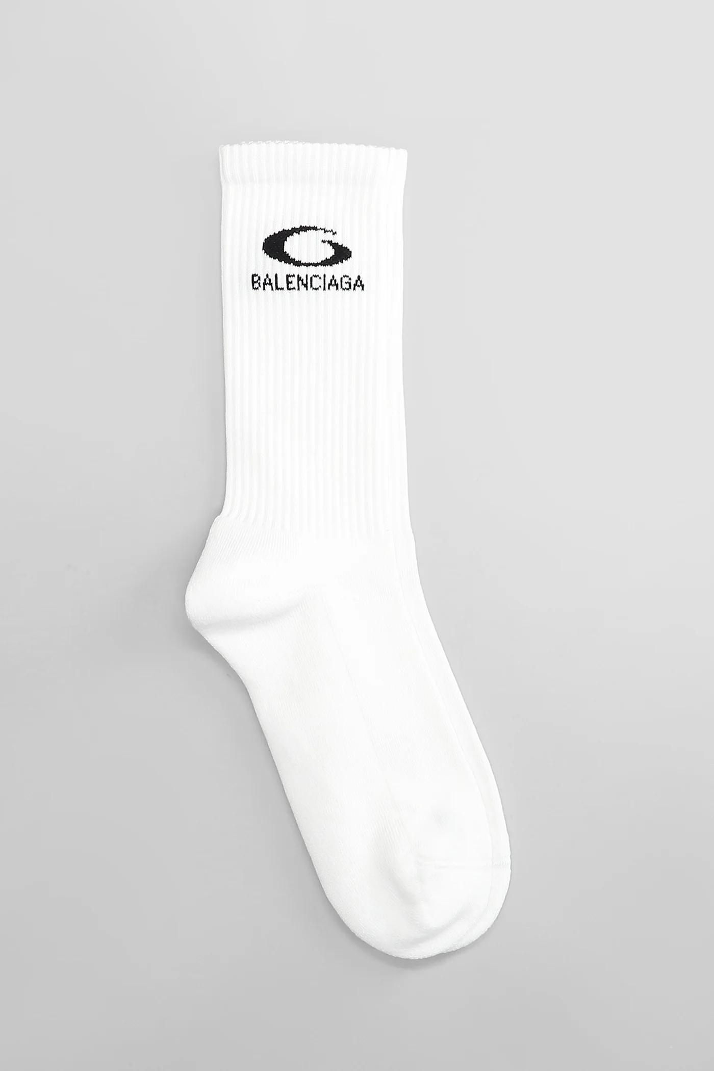 Socks in white cotton