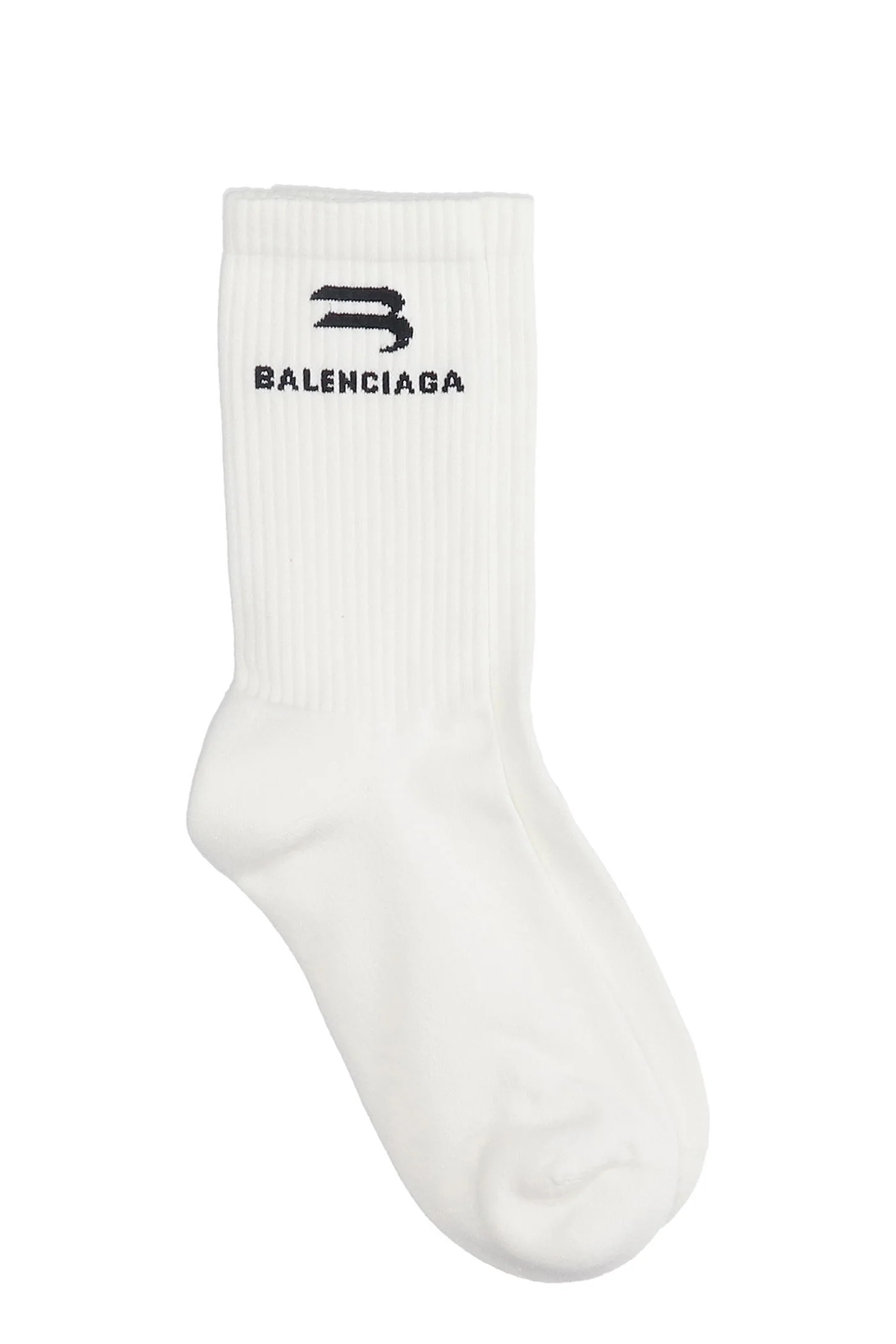 Socks in white cotton