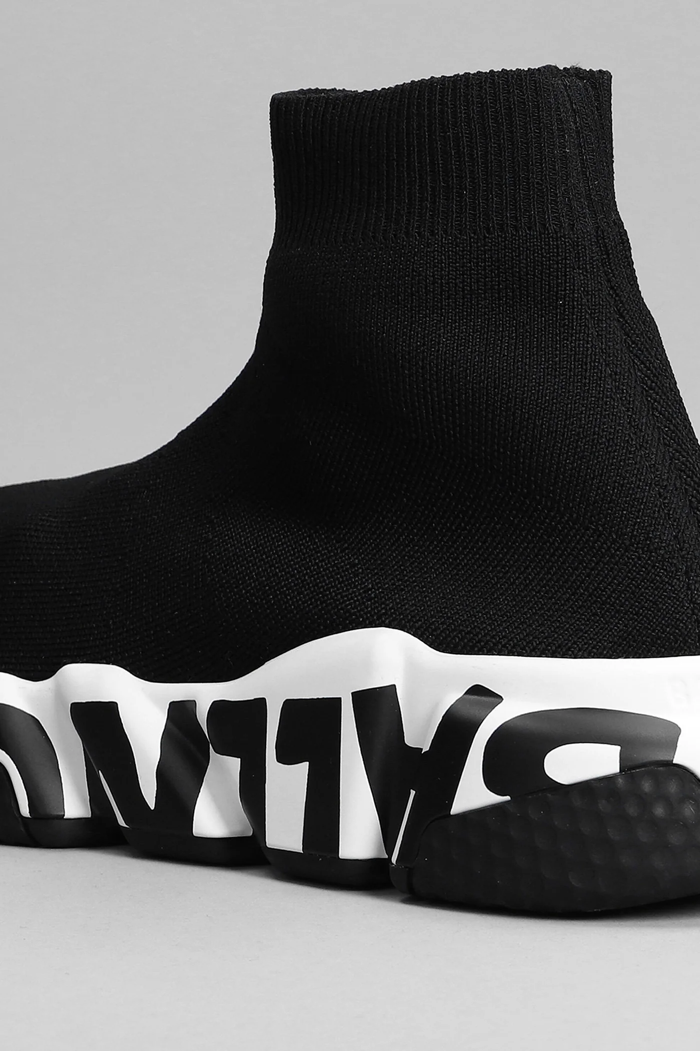 Speed Sneakers in black polyester - Image 5