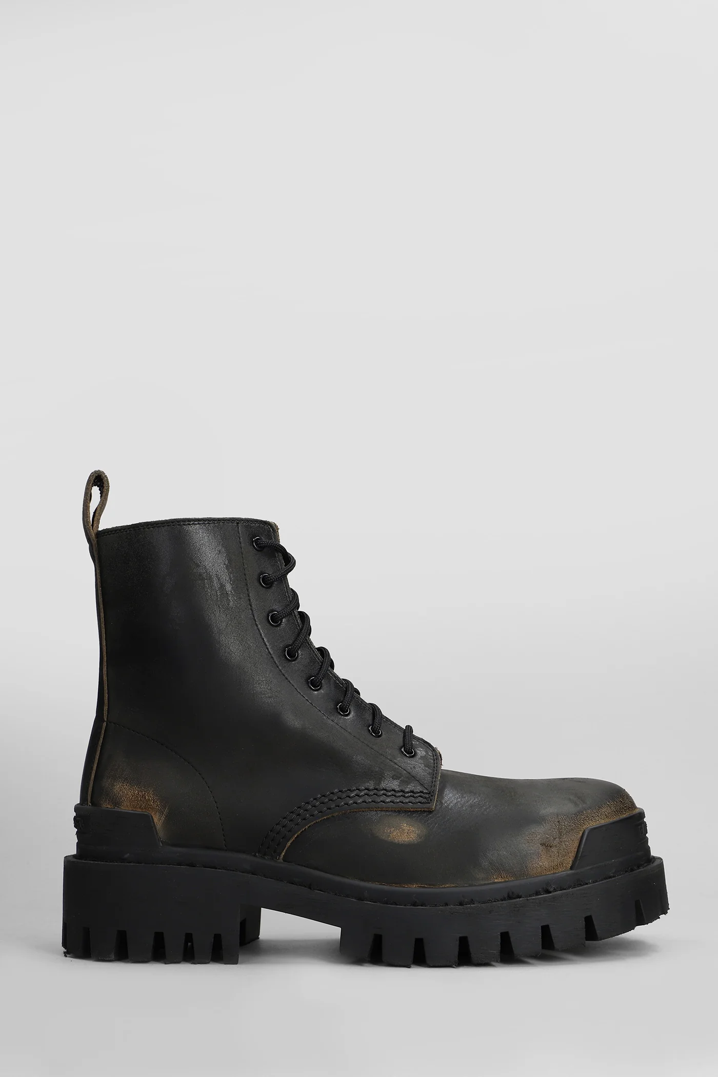 Strike bootie l20 Combat boots in black leather