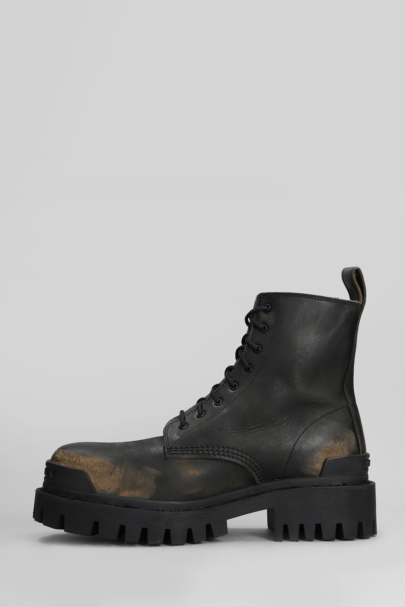 Strike bootie l20 Combat boots in black leather - Image 3