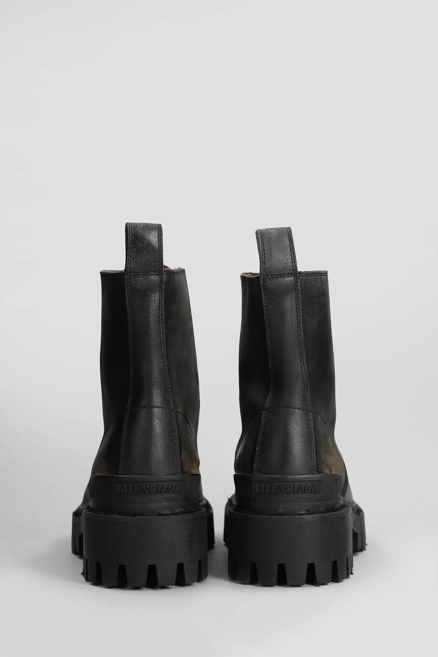Strike bootie l20 Combat boots in black leather - Image 4