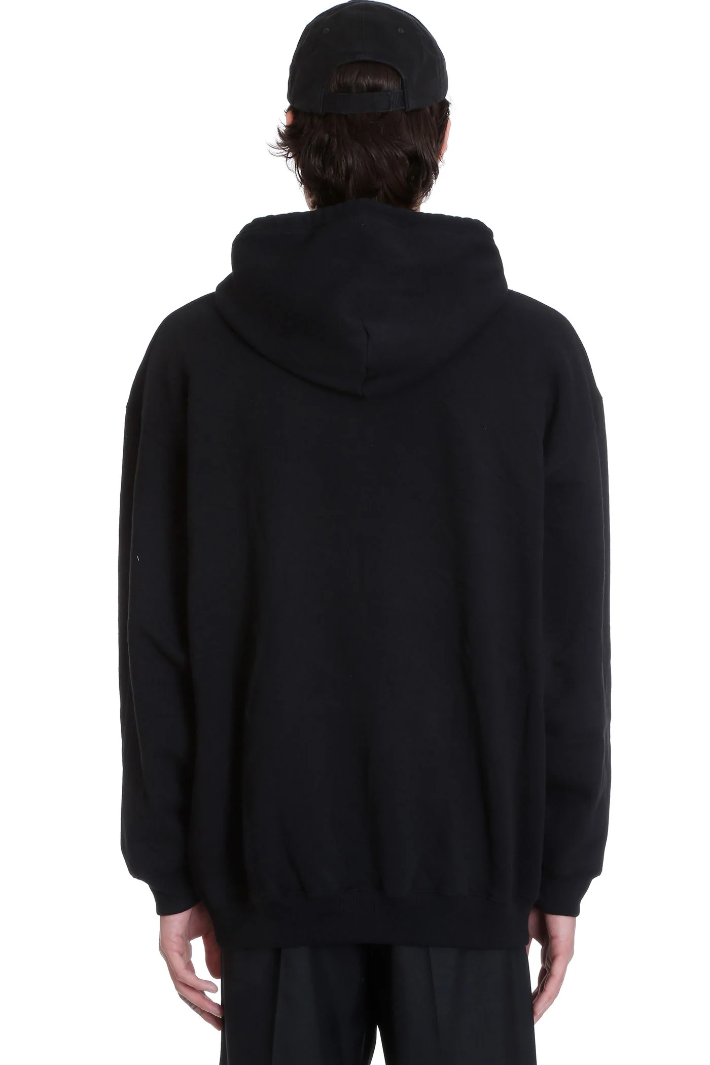 Sweatshirt in black cotton - Image 3