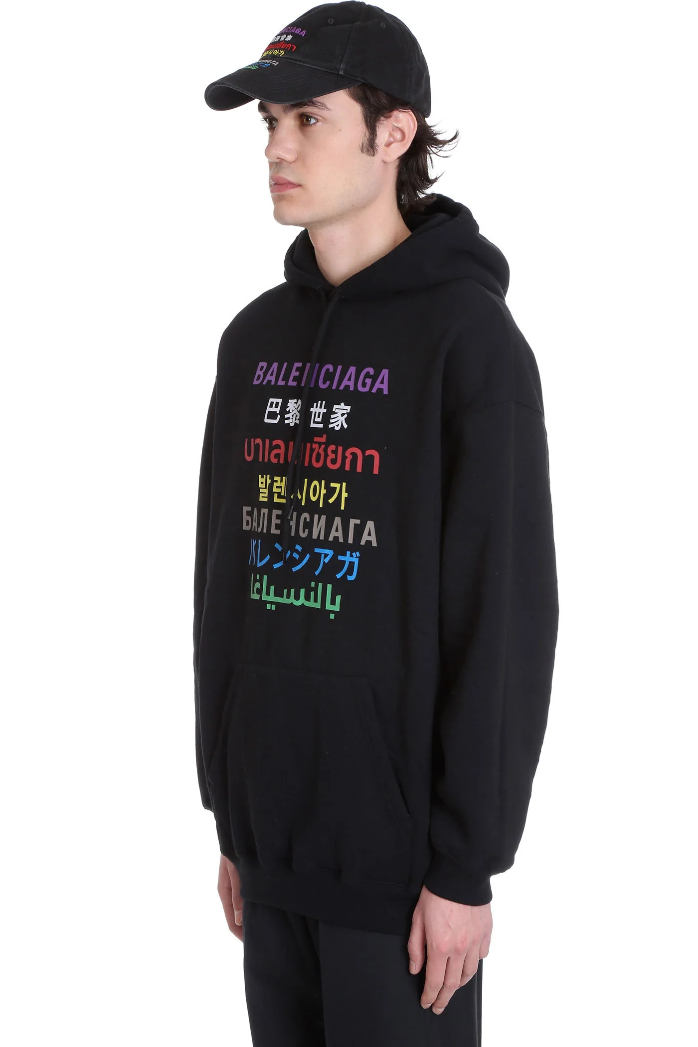Sweatshirt in black cotton - Image 4
