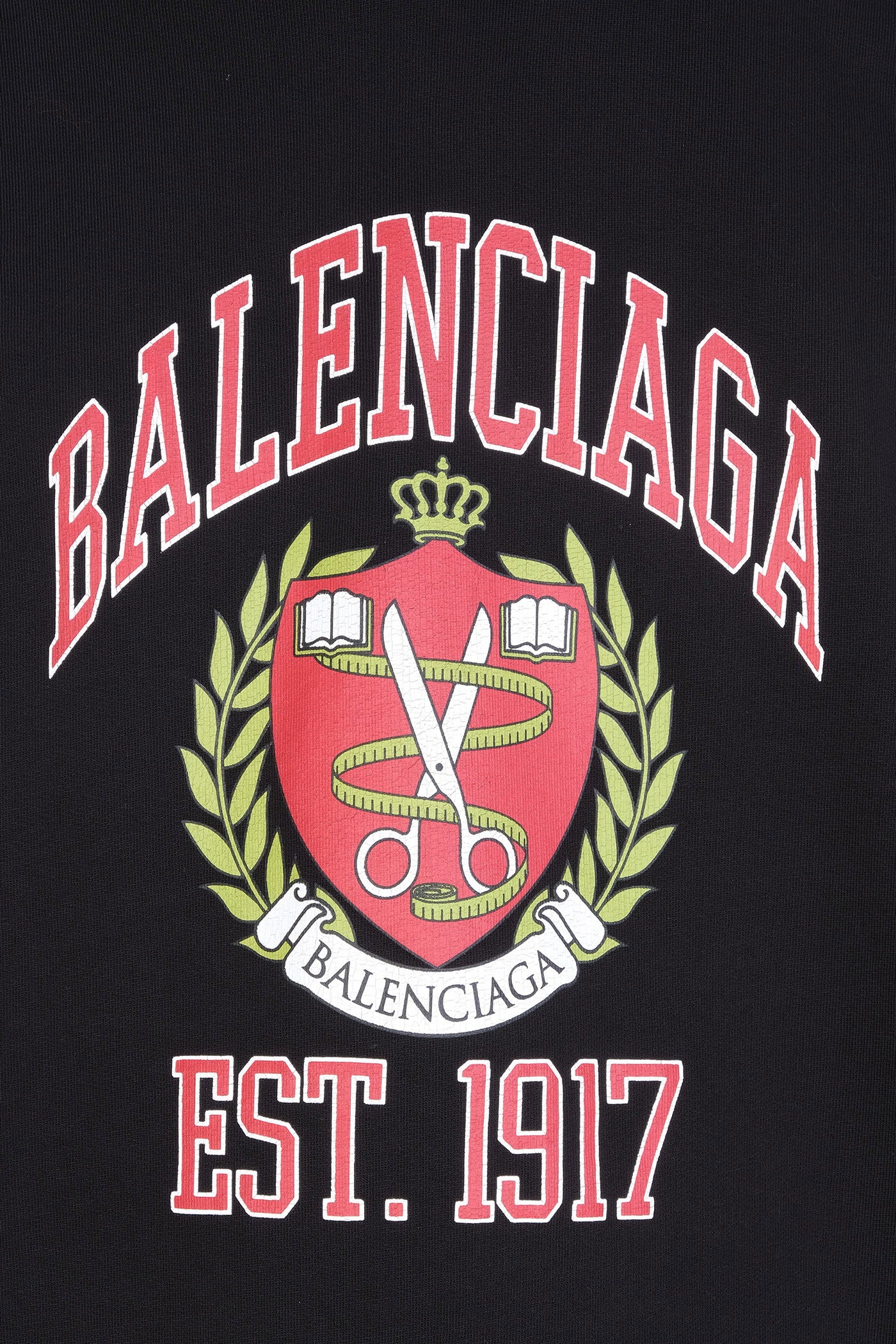 Sweatshirt in black cotton - Image 5