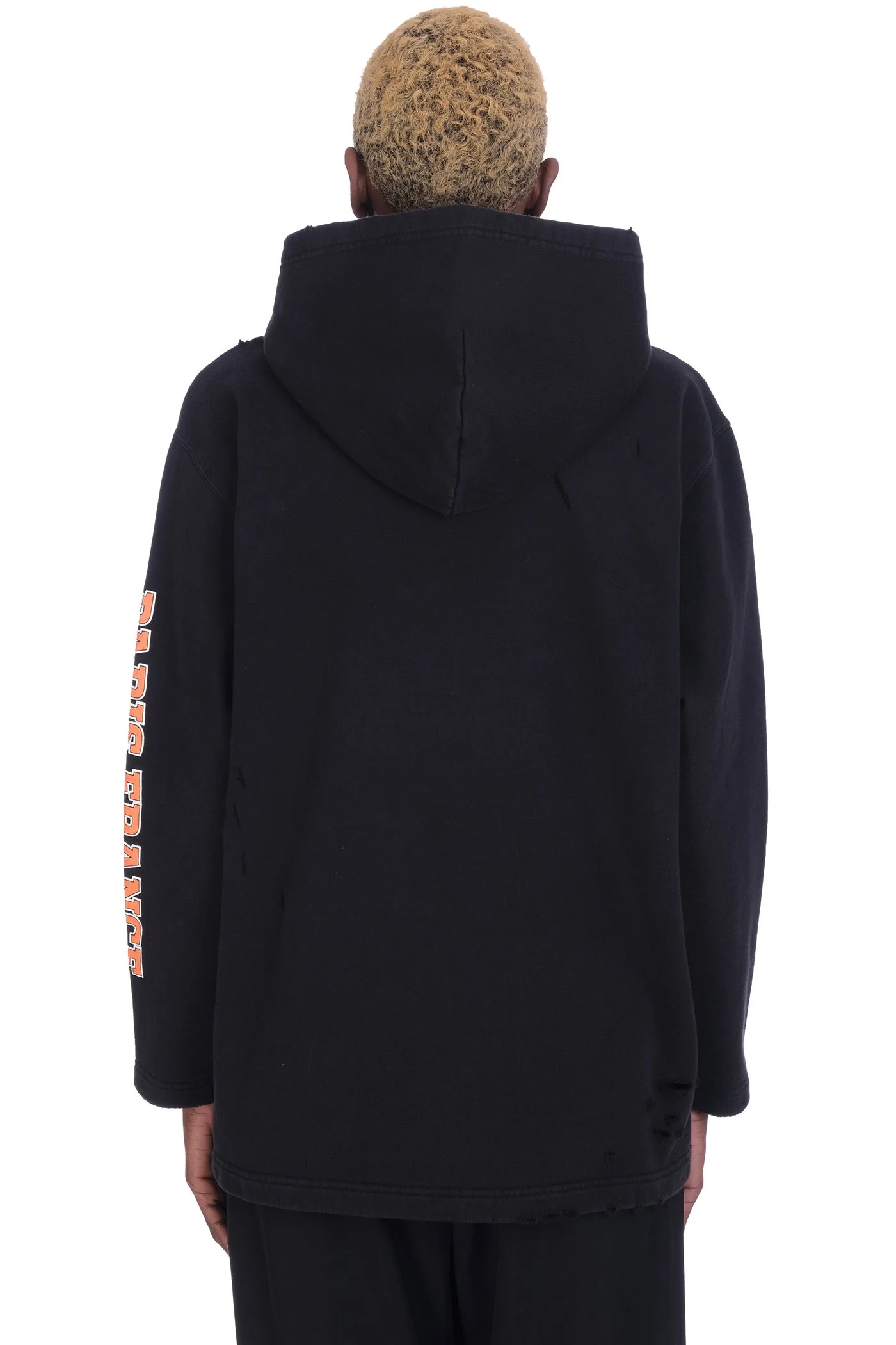 Sweatshirt in black cotton - Image 3