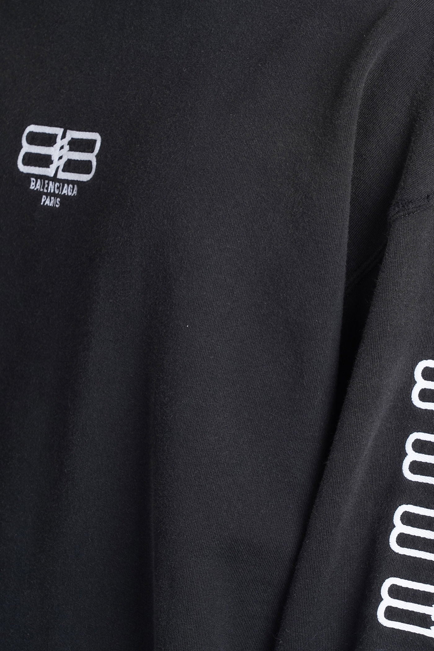 Sweatshirt in black cotton - Image 5
