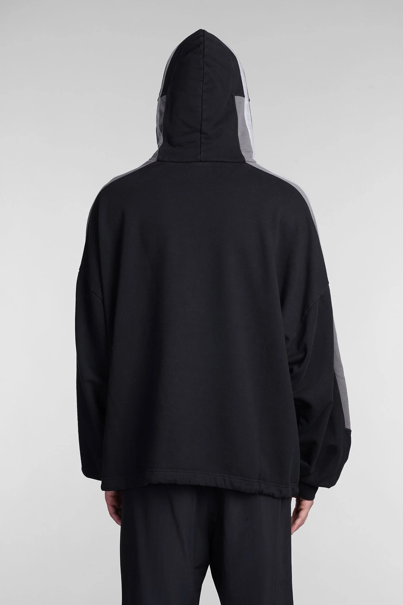 Sweatshirt in black cotton - Image 3