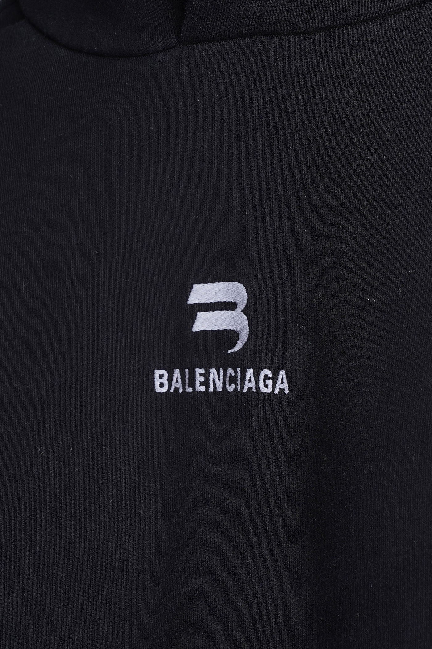 Sweatshirt in black cotton - Image 5