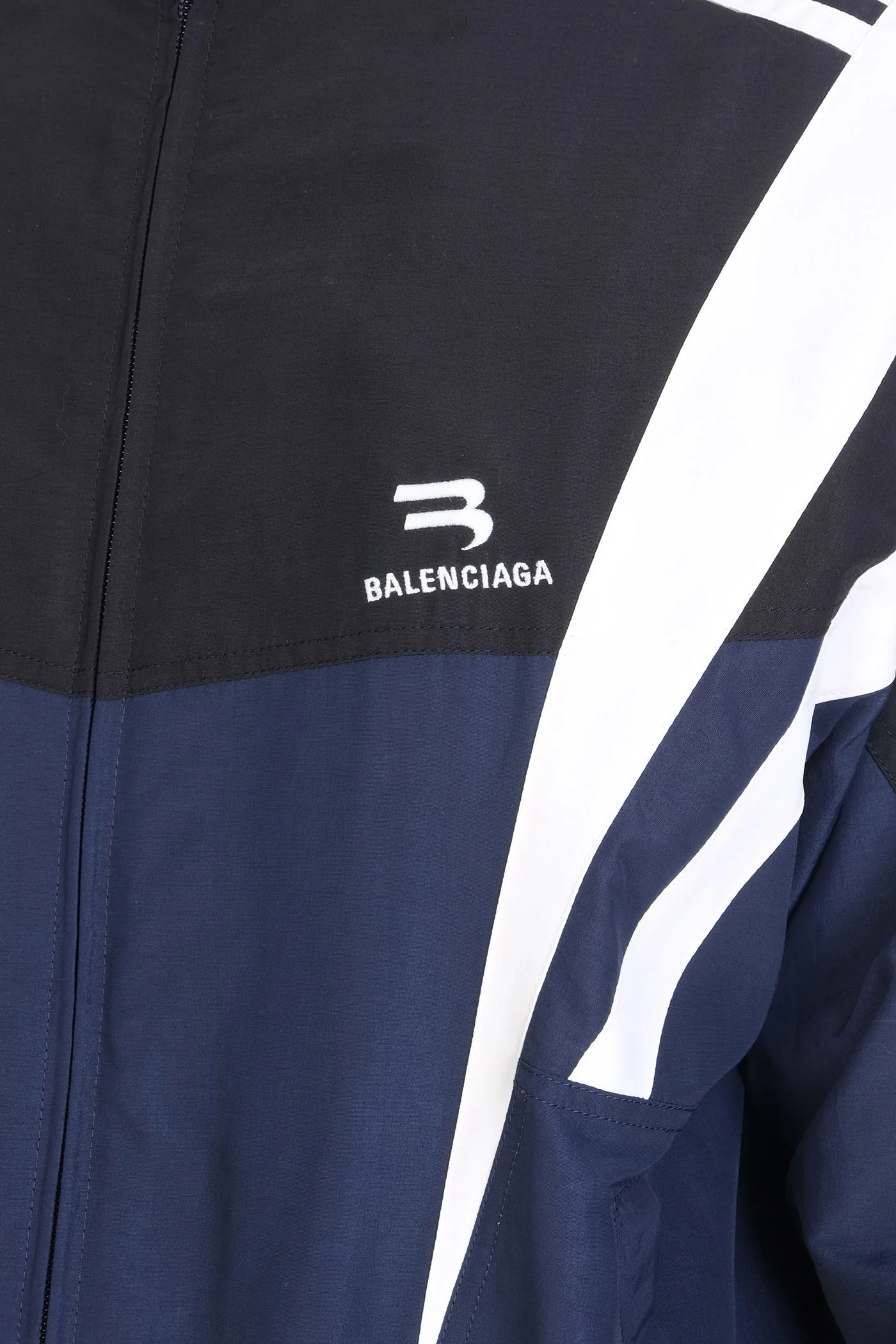 Sweatshirt in blue polyamide - Image 5