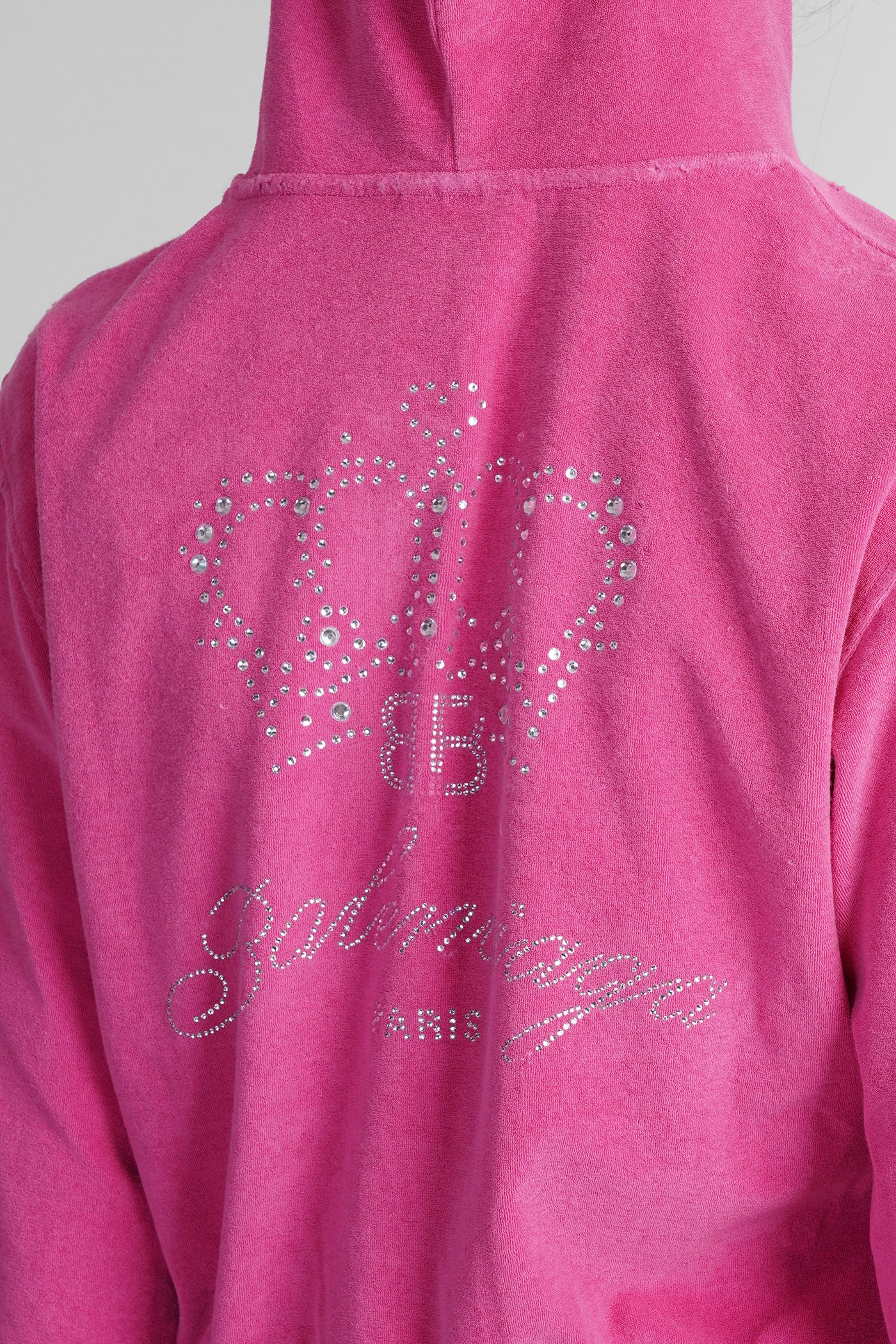 Sweatshirt in fuxia cotton - Image 5