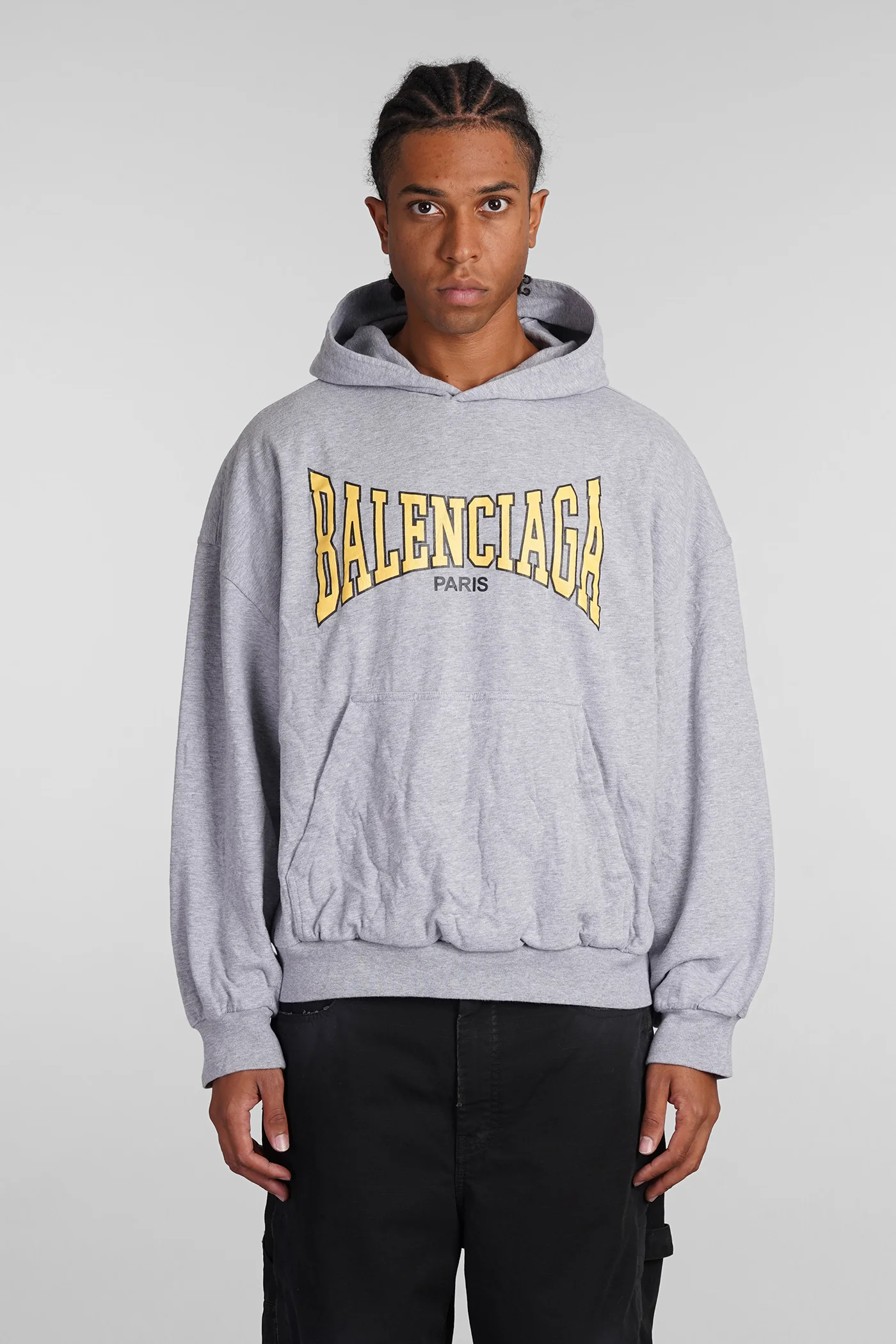 Sweatshirt in grey cotton
