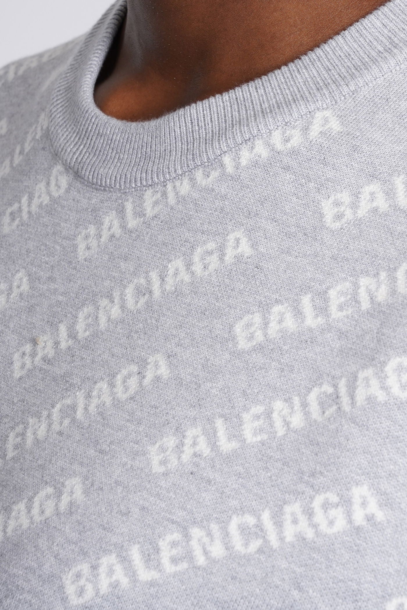 Sweatshirt in grey wool - Image 5