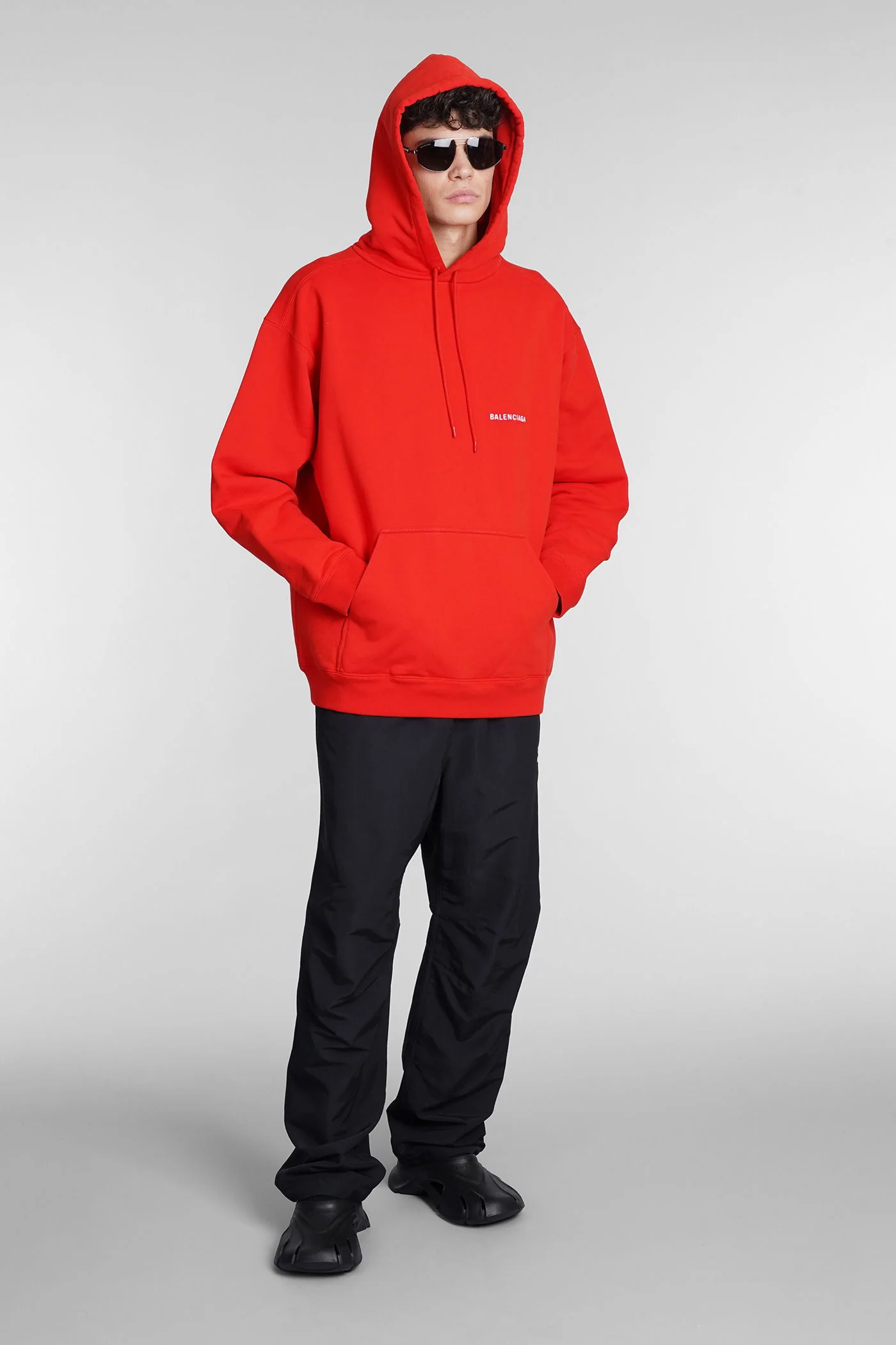 Sweatshirt in red cotton - Image 2