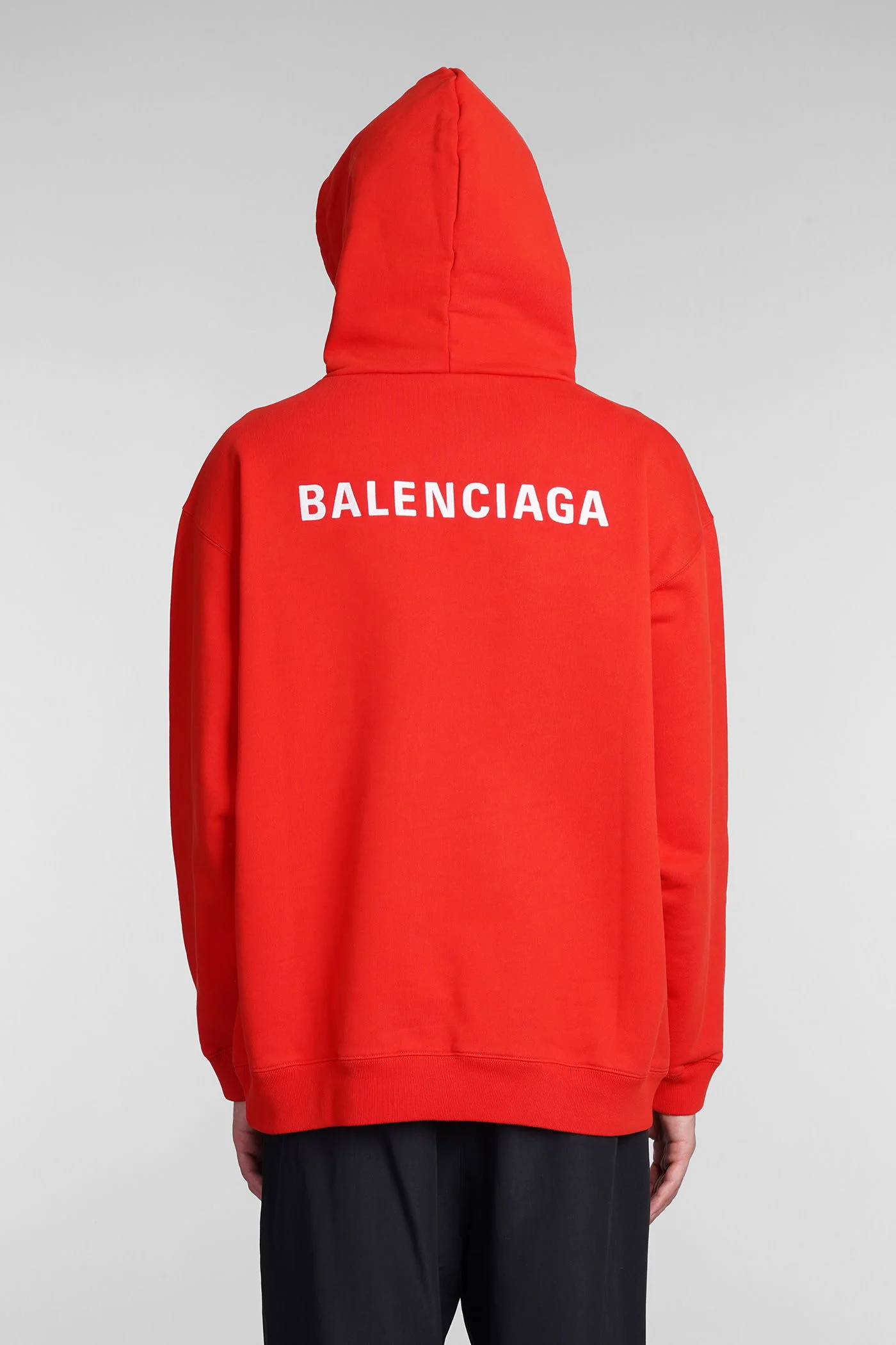 Sweatshirt in red cotton - Image 3