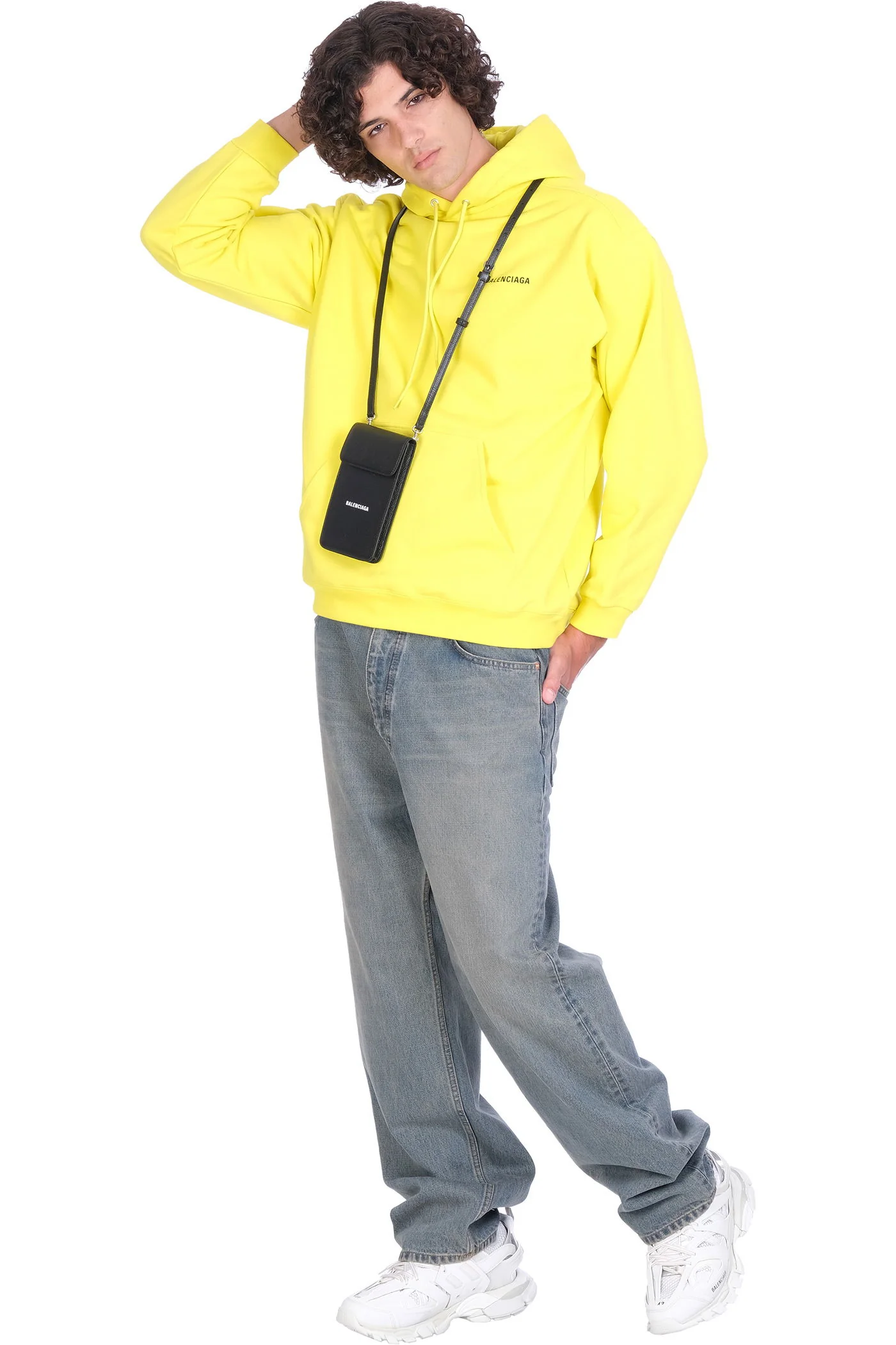 Sweatshirt in yellow cotton - Image 2