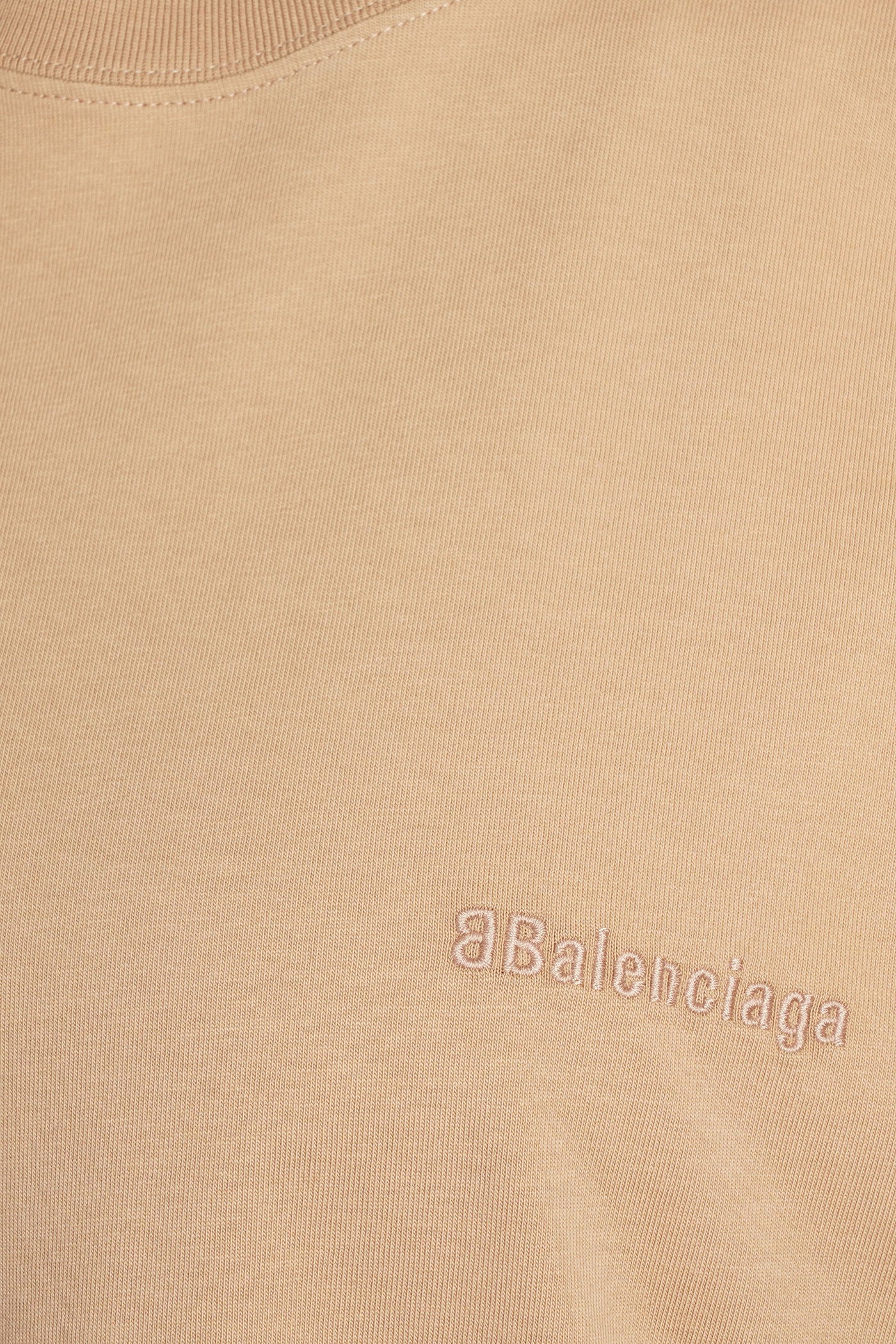 T-Shirt in beige cotton - Image 5