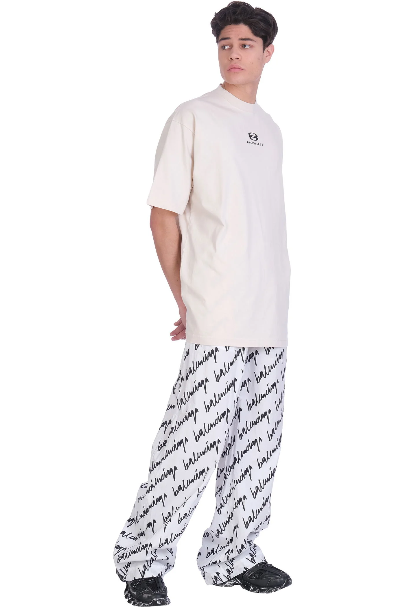 T-Shirt in beige cotton - Image 2