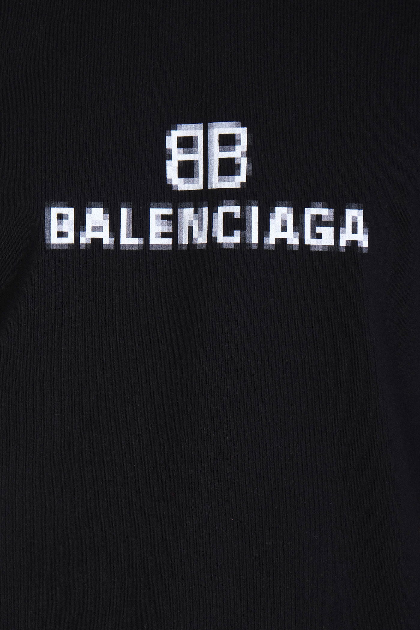 T-Shirt in black cotton - Image 5