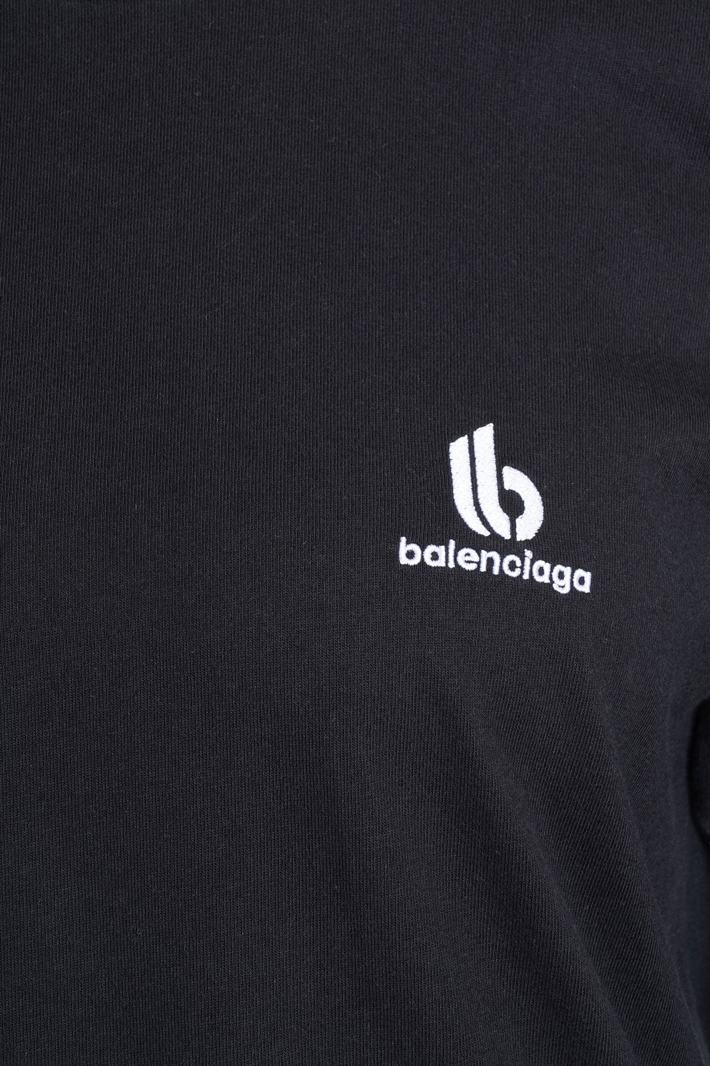 T-Shirt in black cotton - Image 5