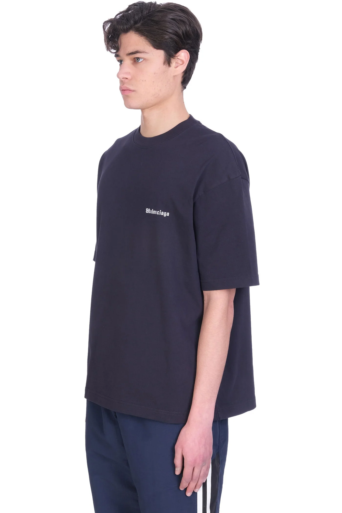 T-Shirt in blue cotton - Image 4