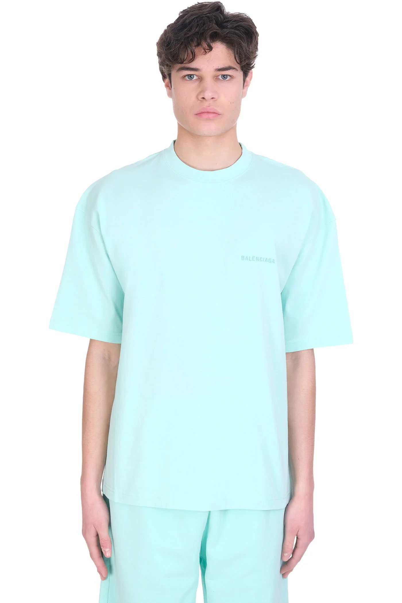 T-Shirt in green cotton