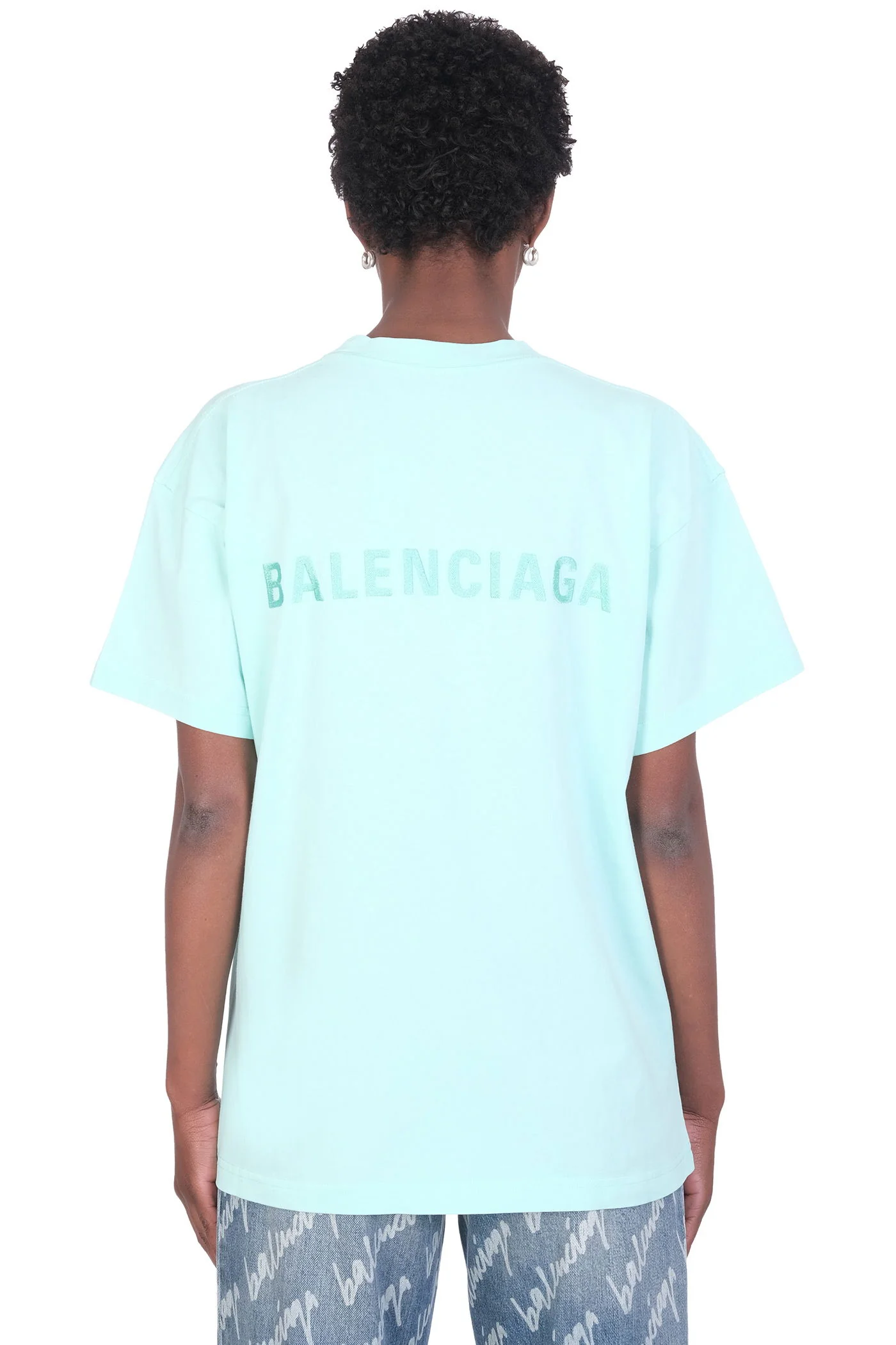 T-Shirt in green cotton - Image 3