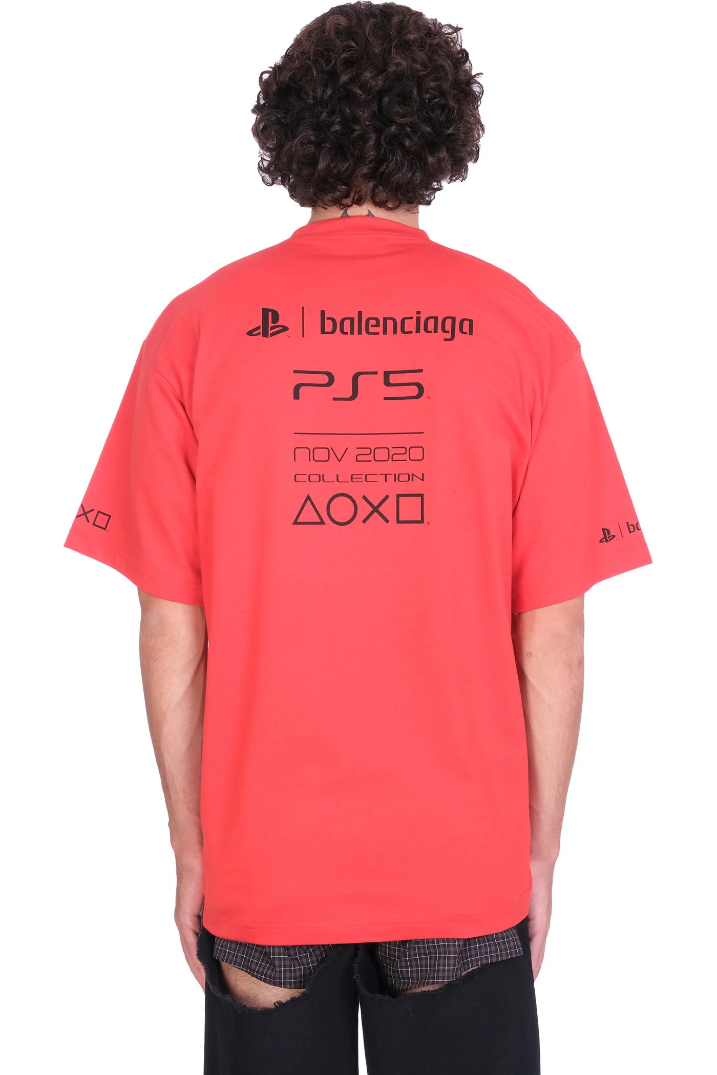 T-Shirt in red cotton - Image 3