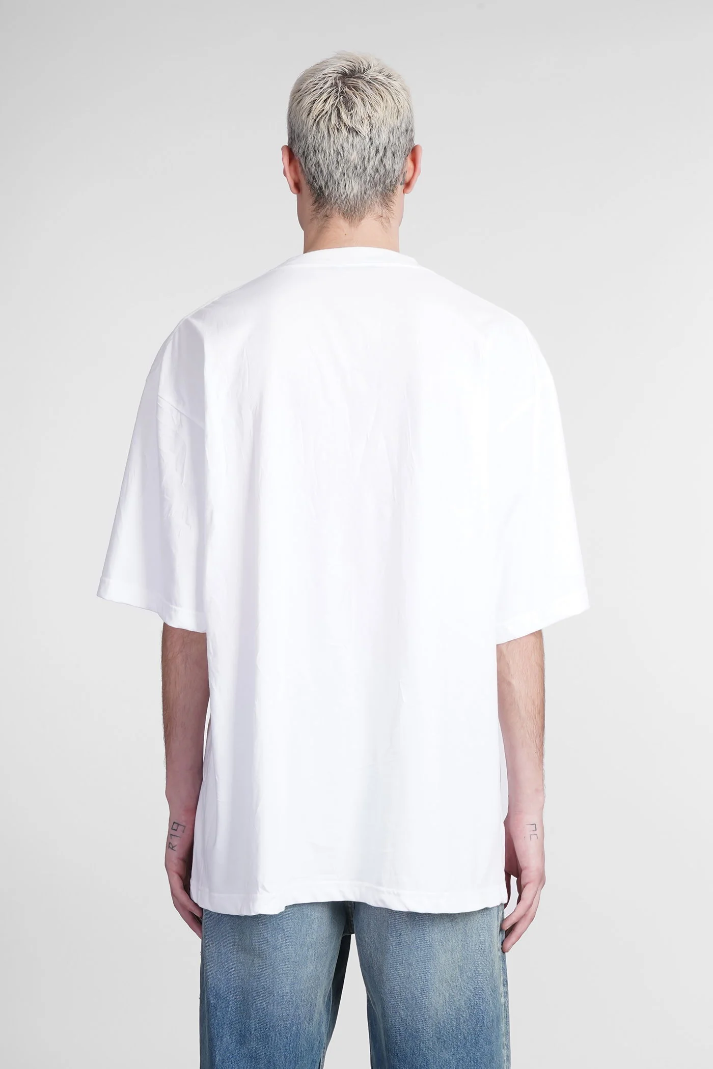 T-Shirt in white cotton - Image 3