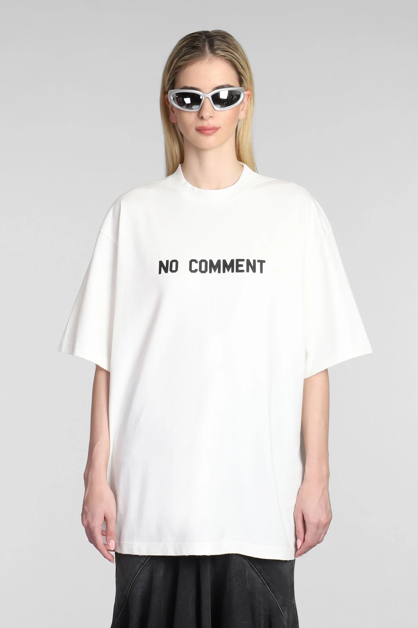 T-Shirt in white cotton