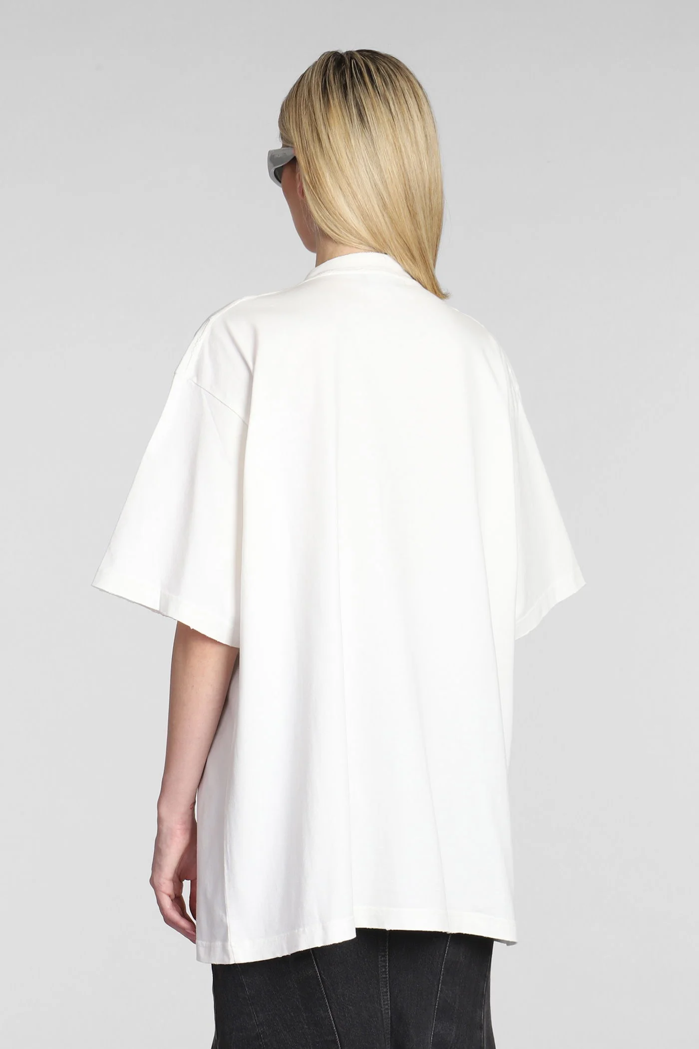 T-Shirt in white cotton - Image 3
