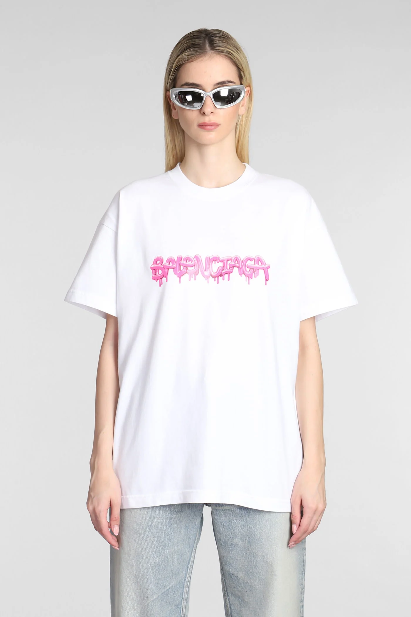T-Shirt in white cotton