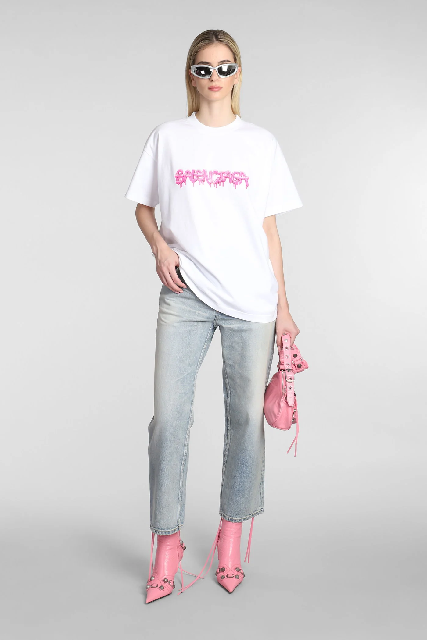 T-Shirt in white cotton - Image 2