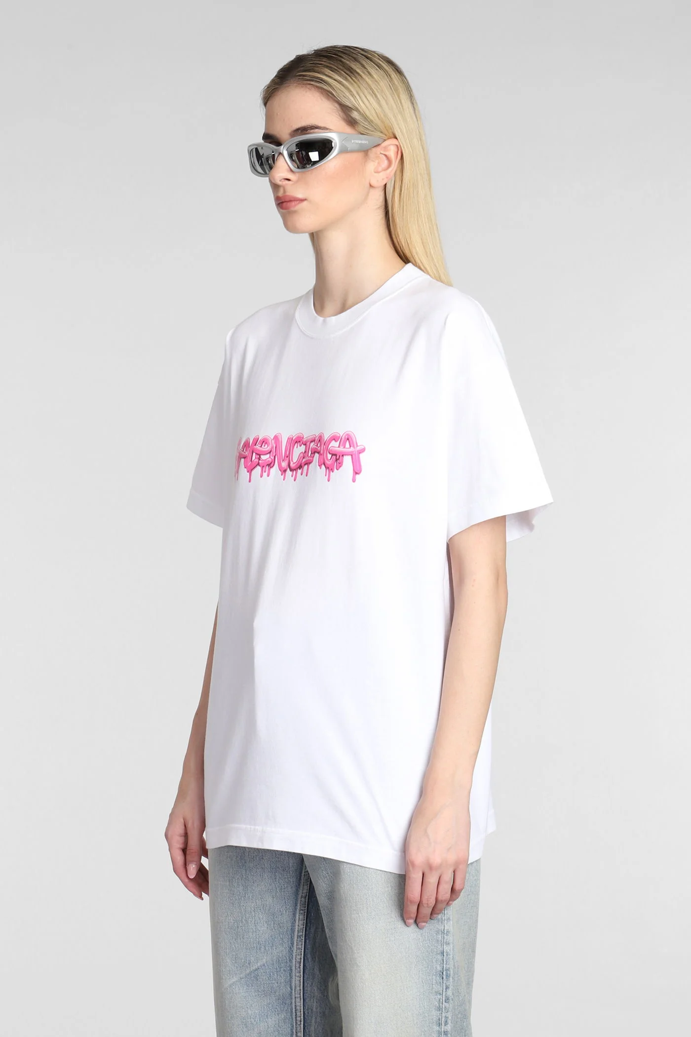 T-Shirt in white cotton - Image 4